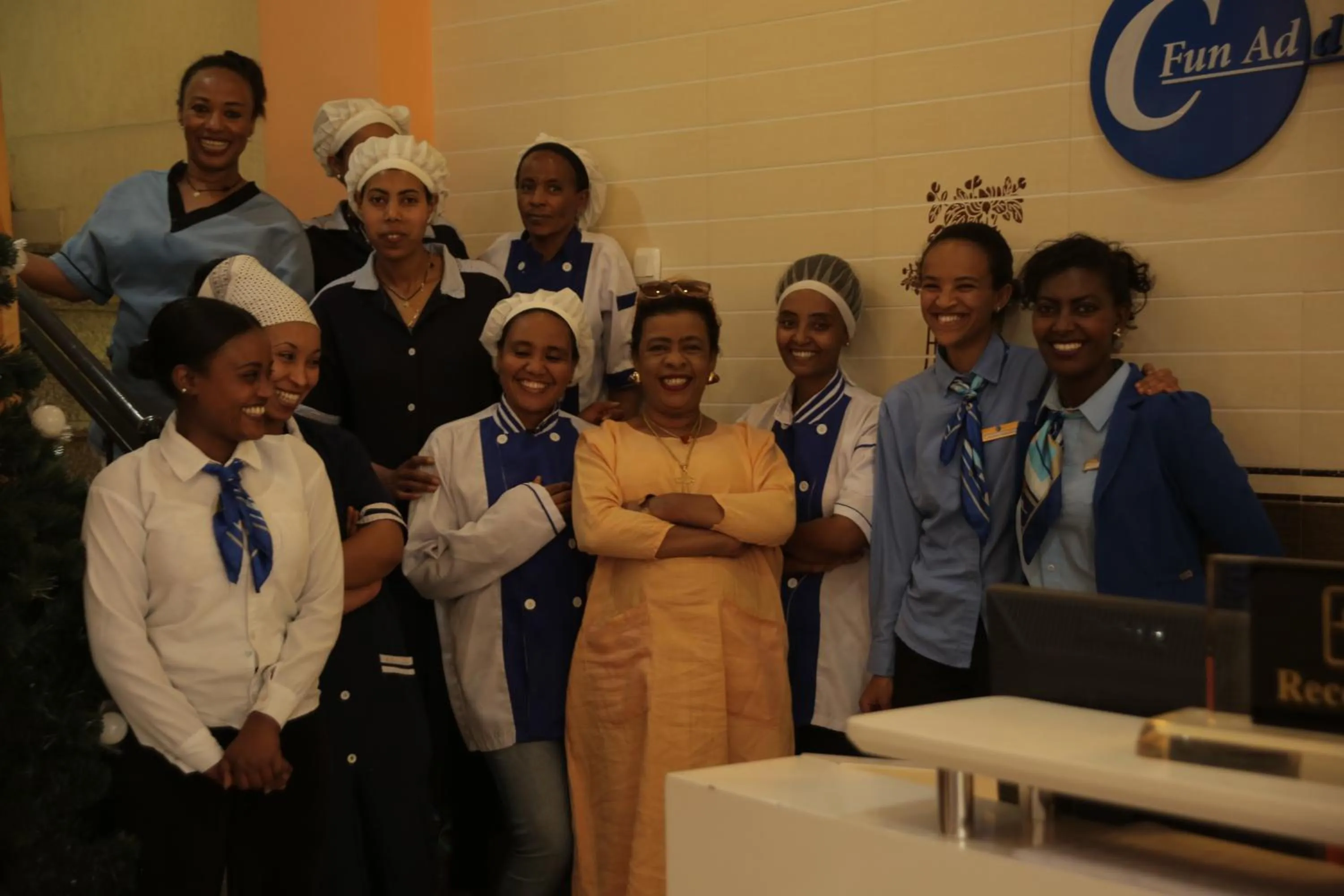 Staff in C Fun Addis Hotel