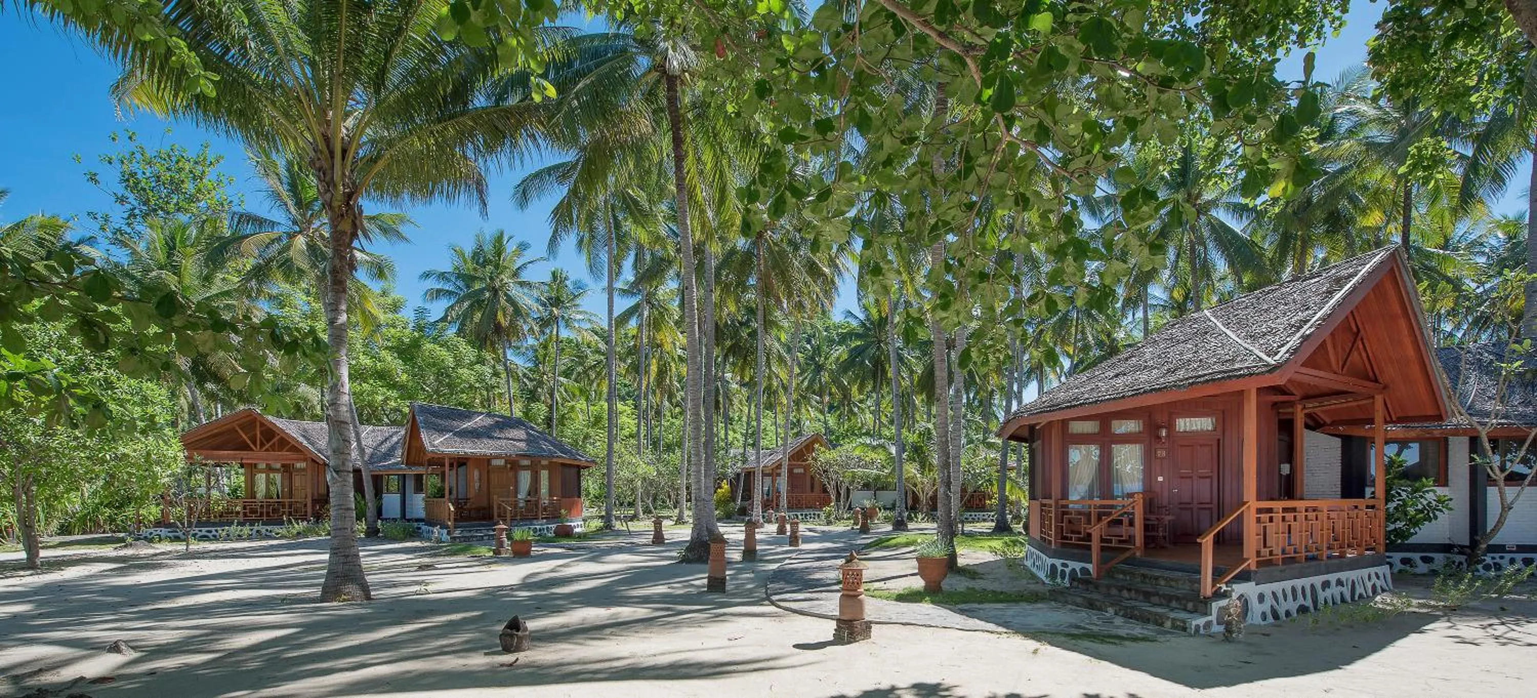 Garden view in Gangga Island Resort & Spa