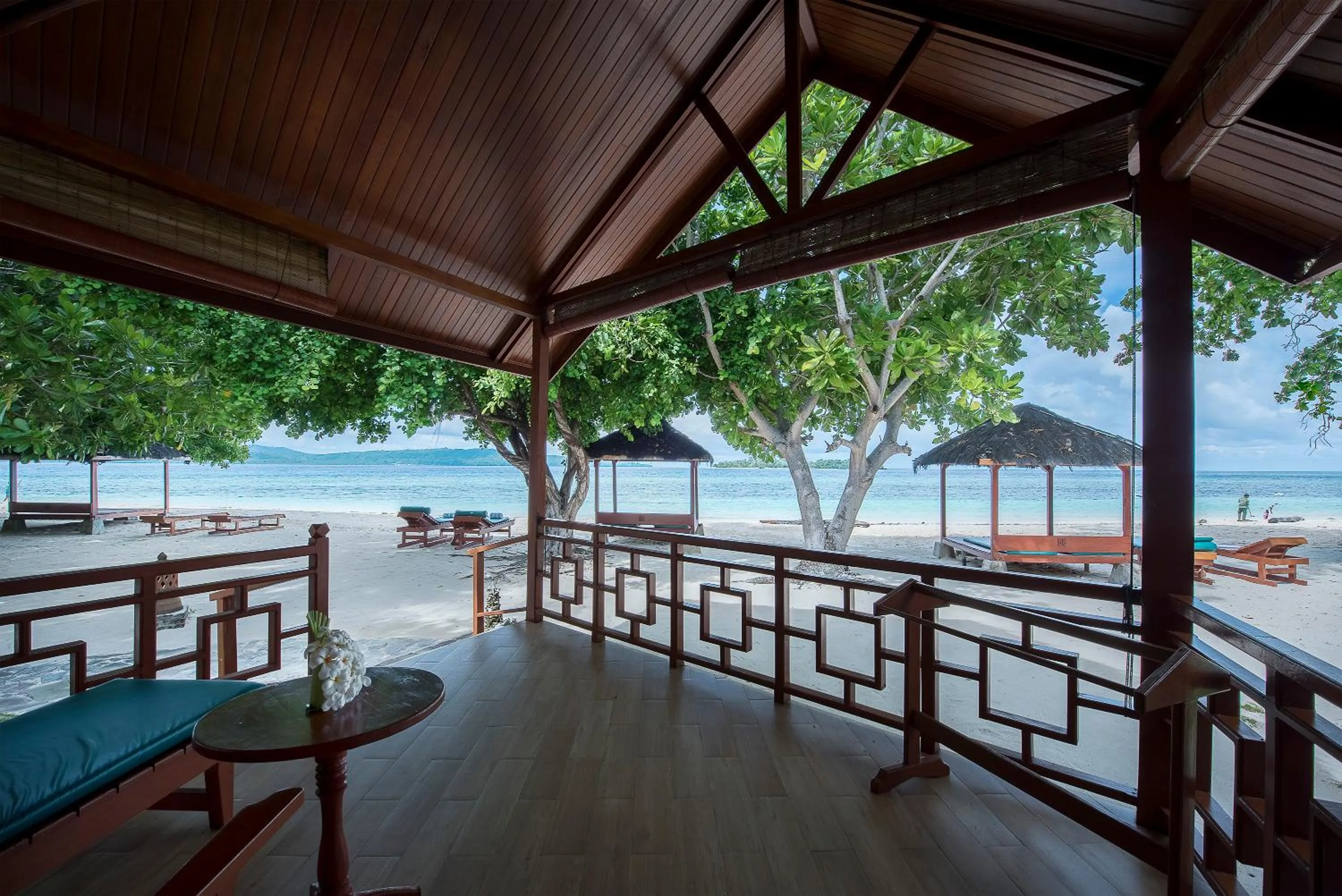 Balcony/Terrace in Gangga Island Resort & Spa