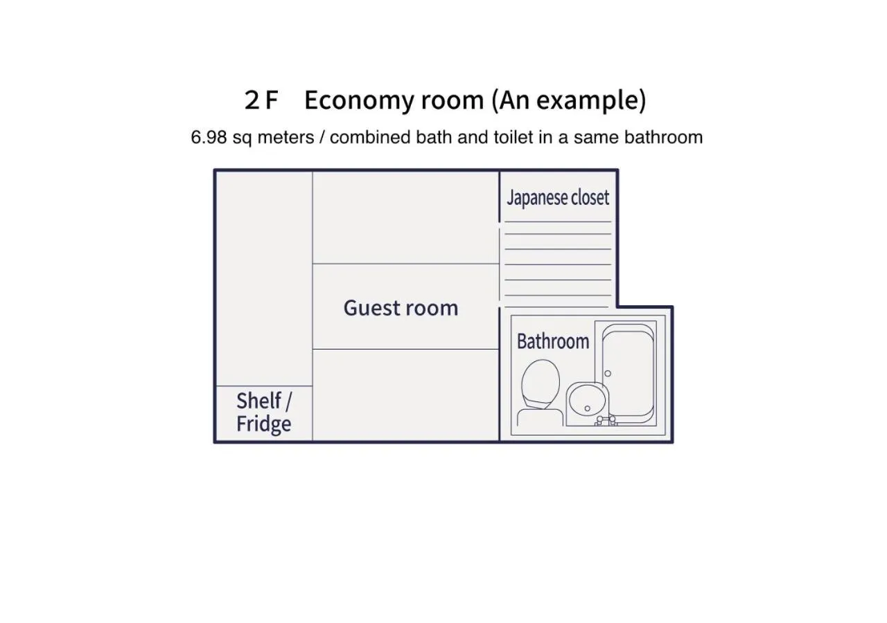 Photo of the whole room in Luck You Kyoto