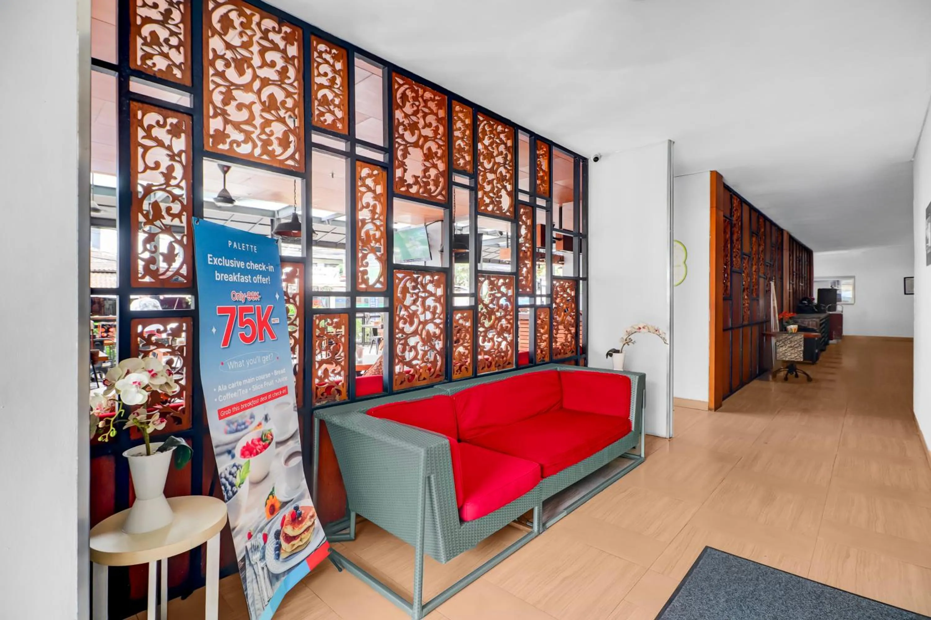 Seating area in Palette Legian Beach