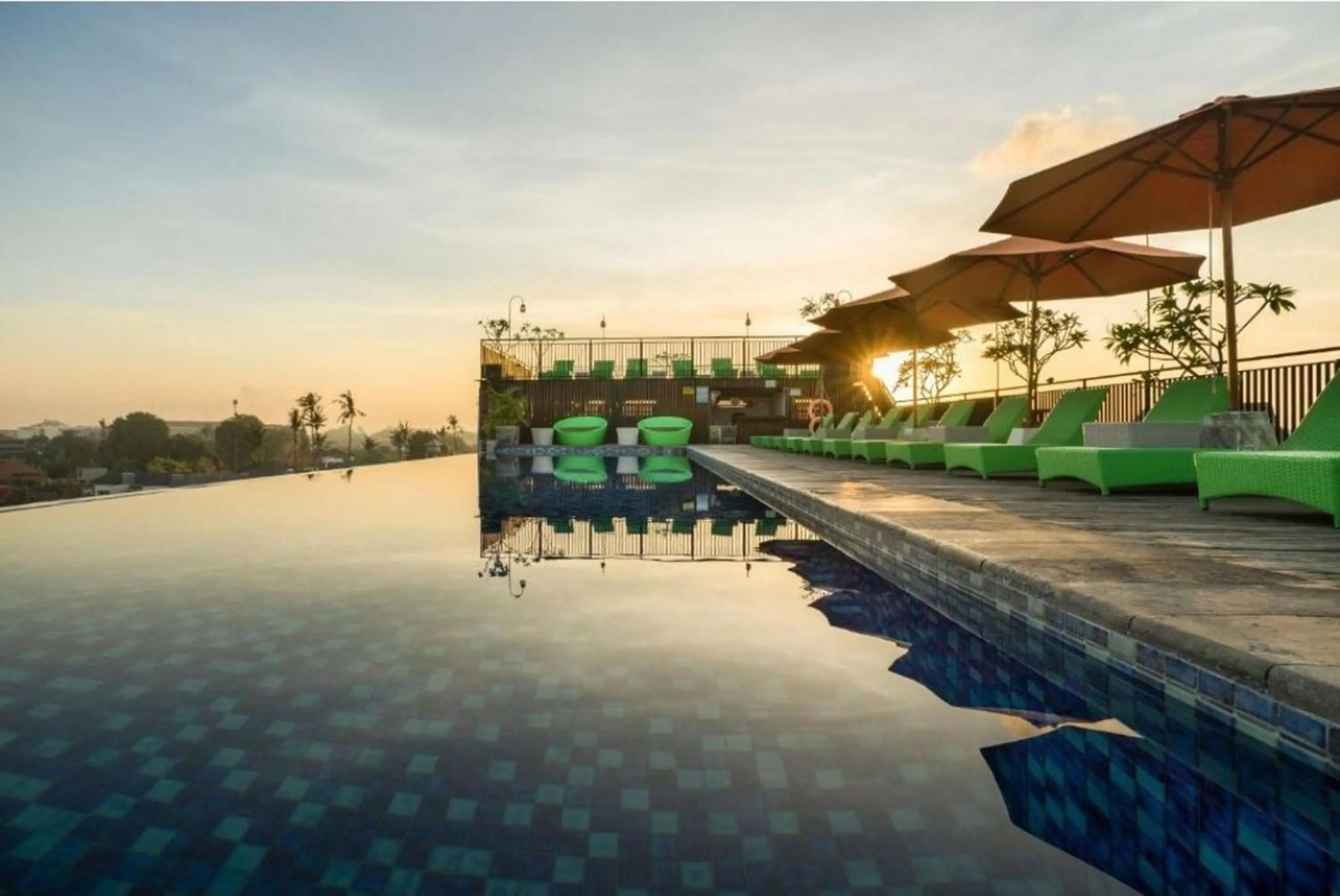 Swimming pool in Palette Legian Beach