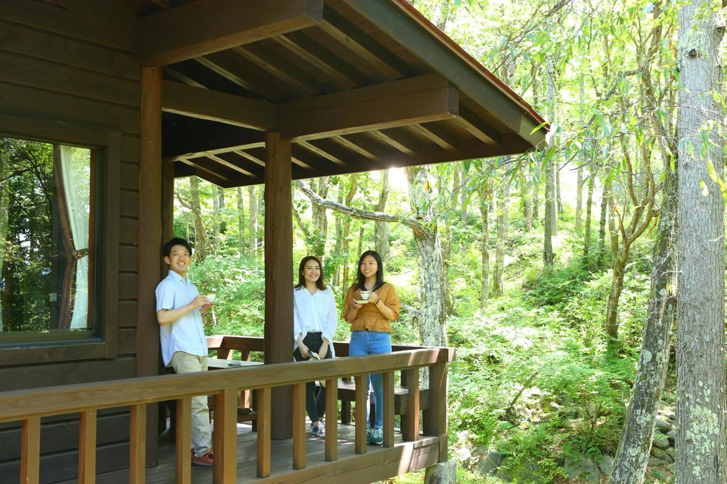 Balcony/Terrace in Tateshina Tokyu Hotel