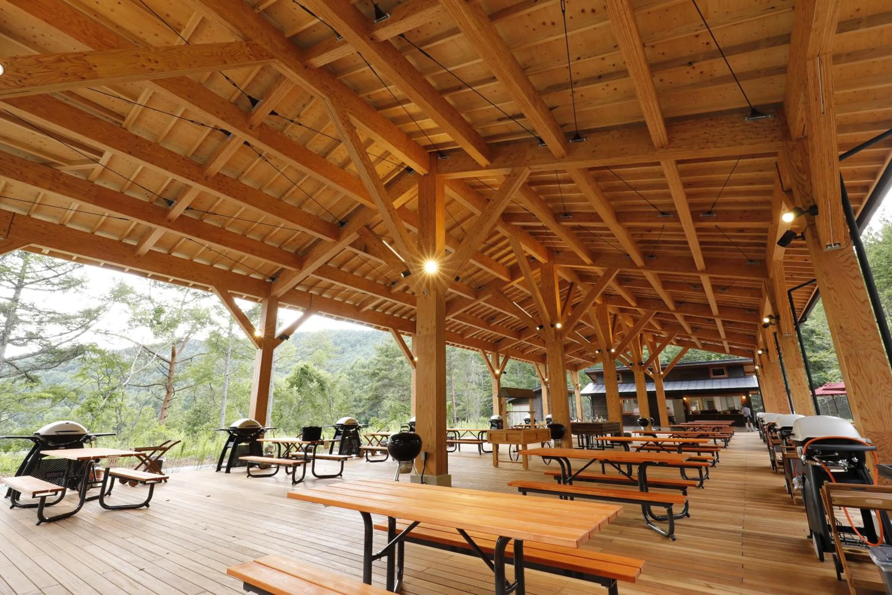 BBQ facilities in Tateshina Tokyu Hotel