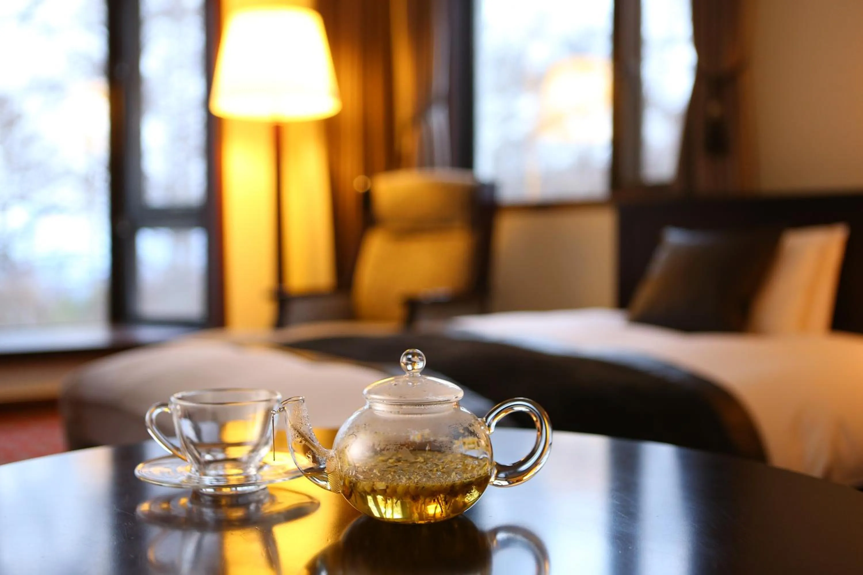 Decorative detail, Bed in Tateshina Tokyu Hotel