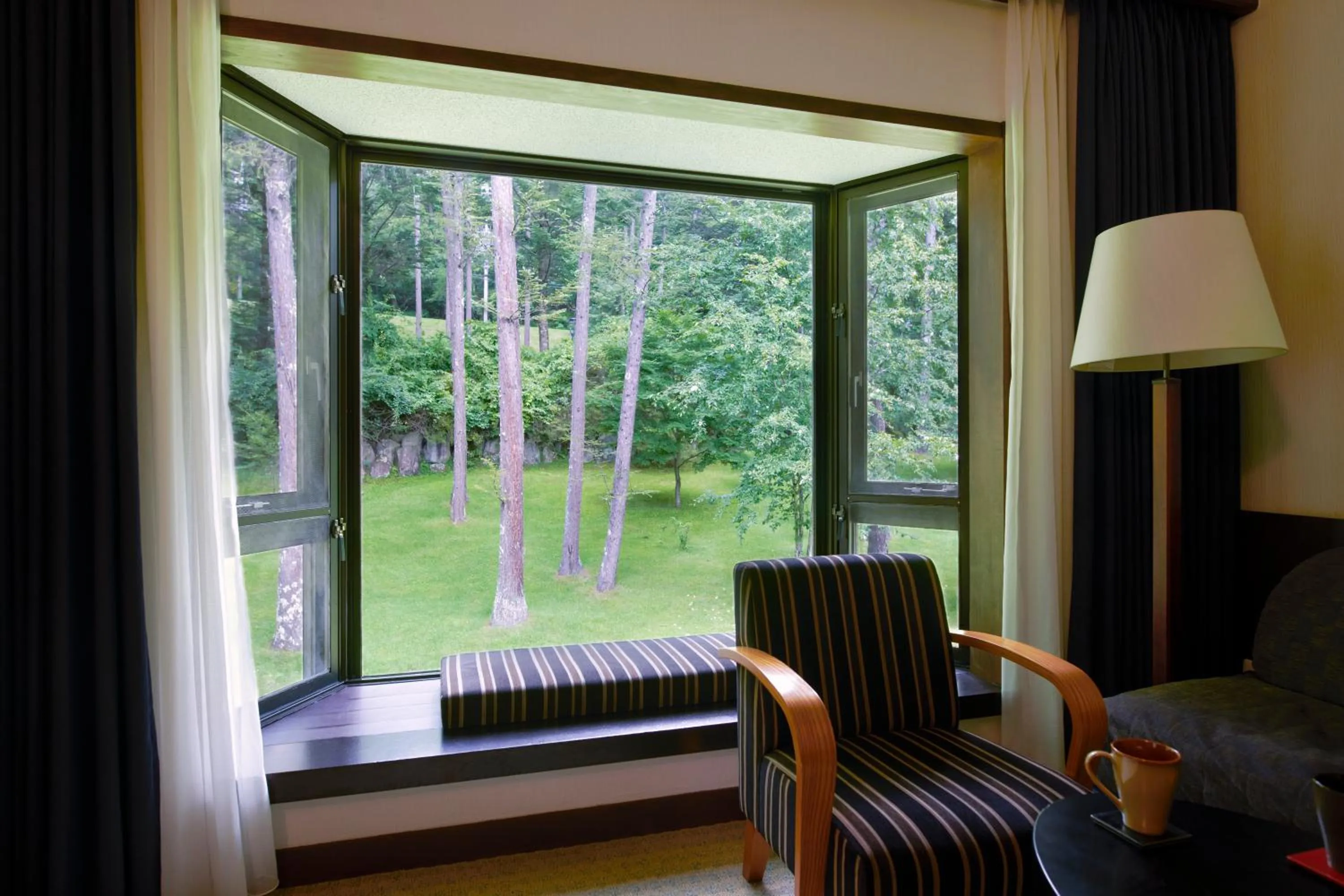 Garden view in Tateshina Tokyu Hotel