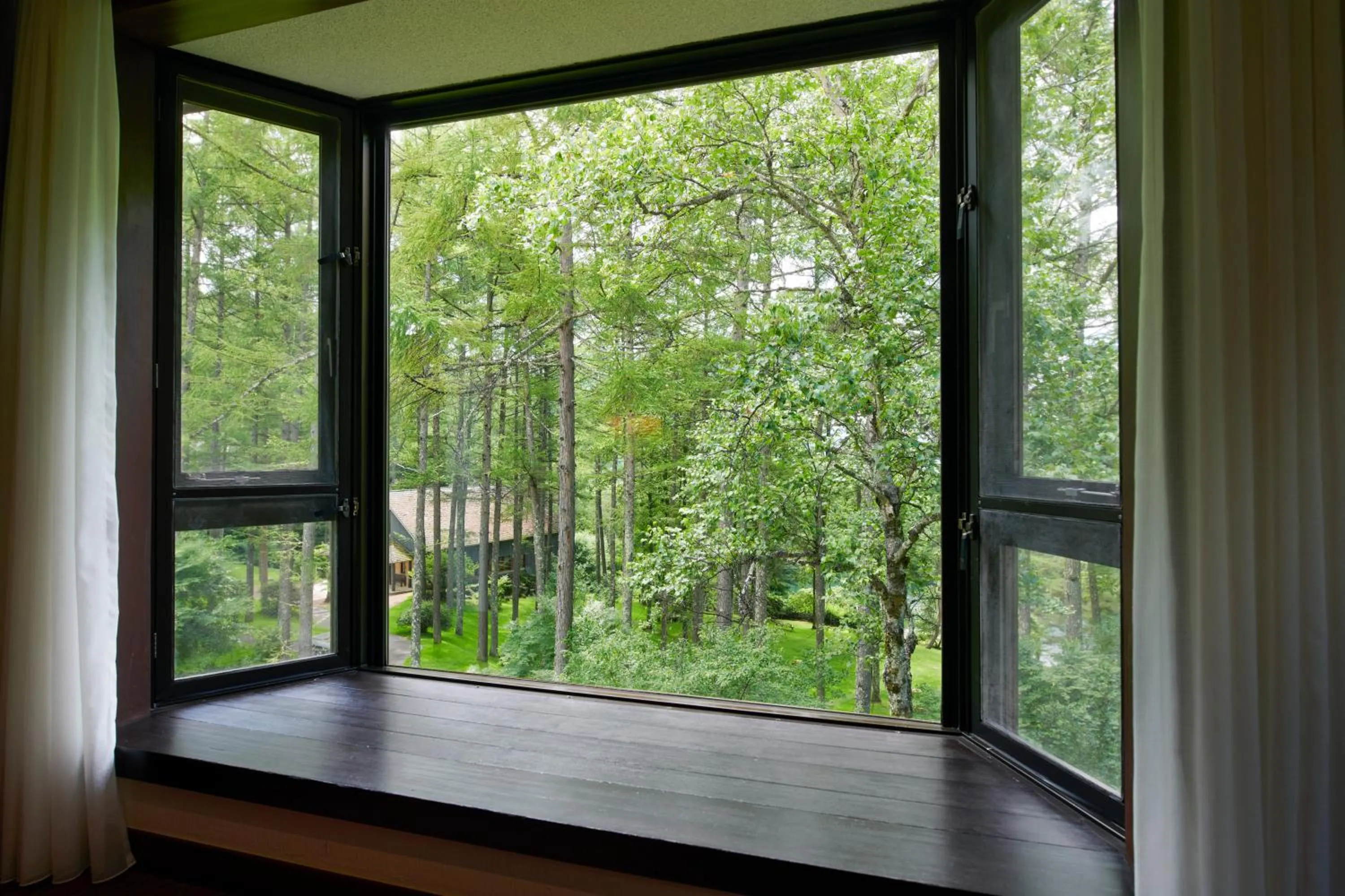 Garden view in Tateshina Tokyu Hotel