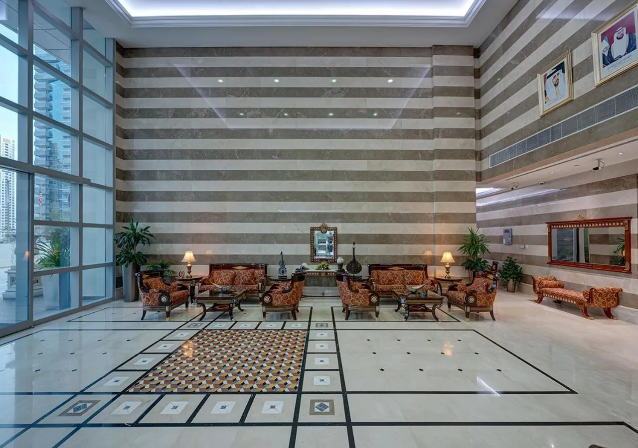 Lobby or reception in Marina Hotel Apartments