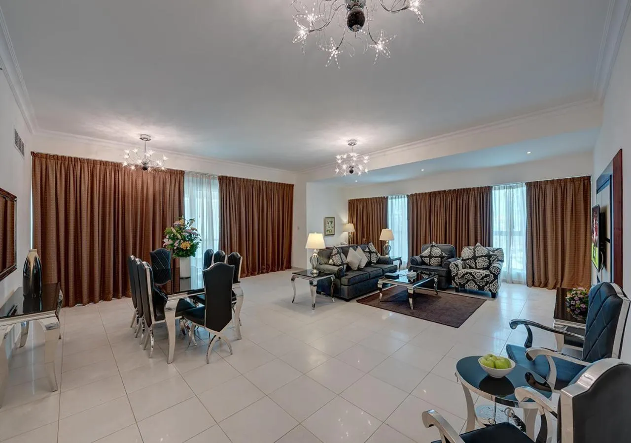 Living room in Marina Hotel Apartments