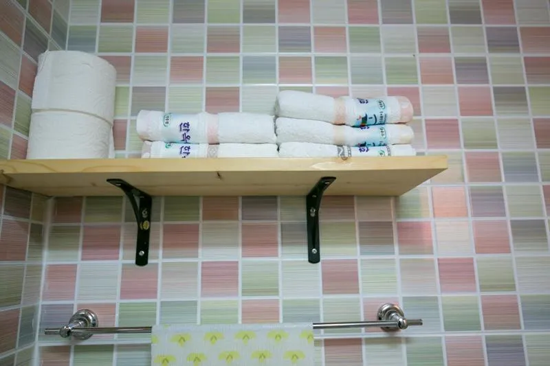 towels, Bathroom in Ddlanche Guesthouse New Building