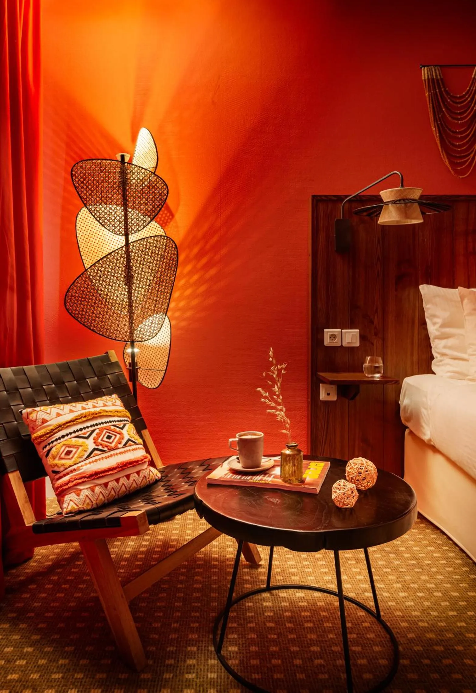 Seating area, Bed in Aiden by Best Western Paris Roissy CDG