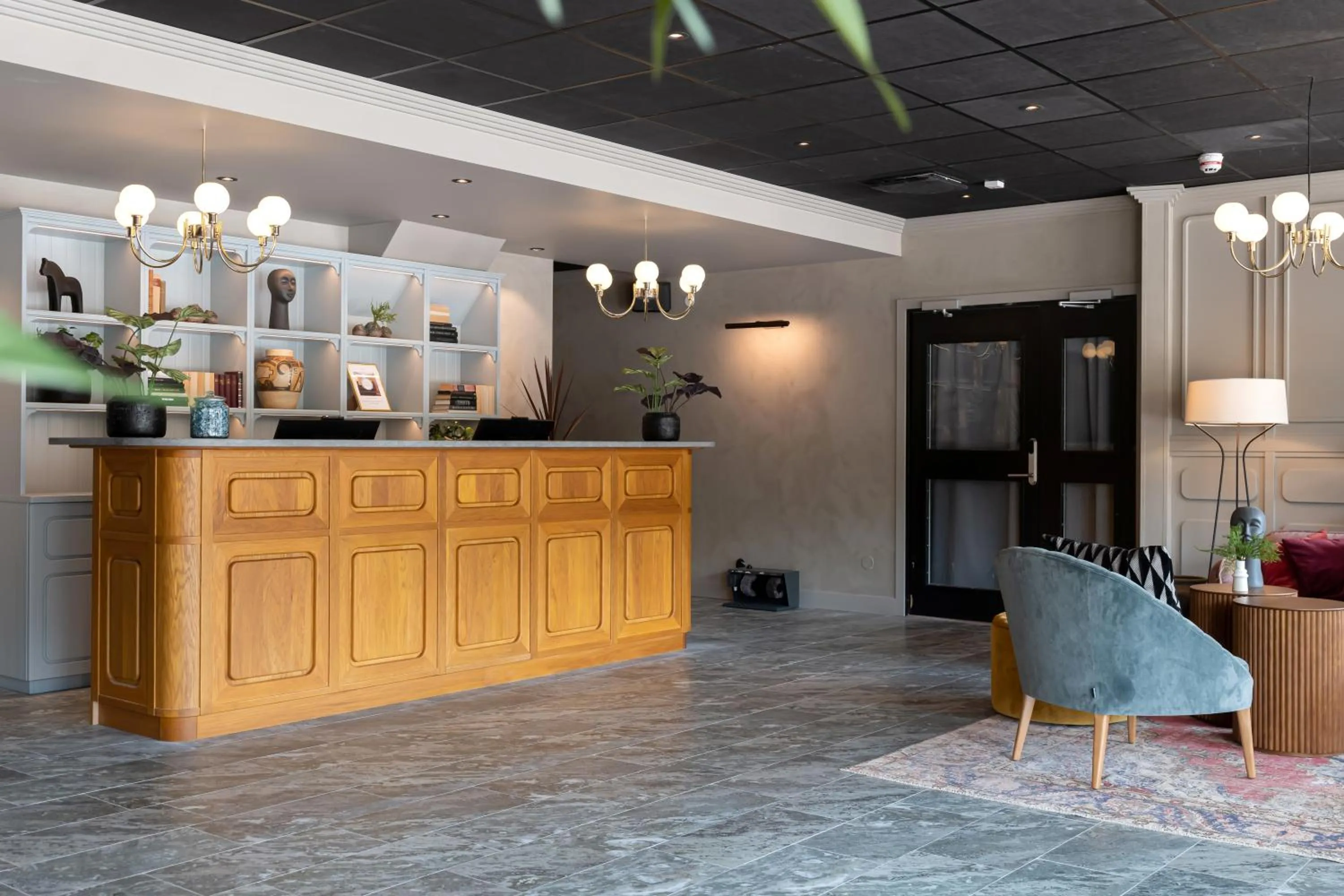 Lobby or reception in Elite Hotel Brage - Hotel & Spa