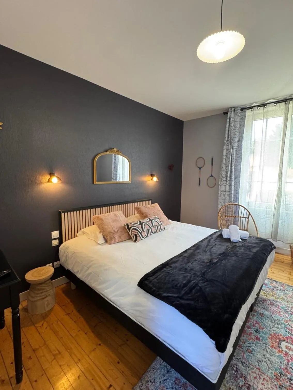 Bed in Le Clos Du Pontic Logis et Cit'Hotel