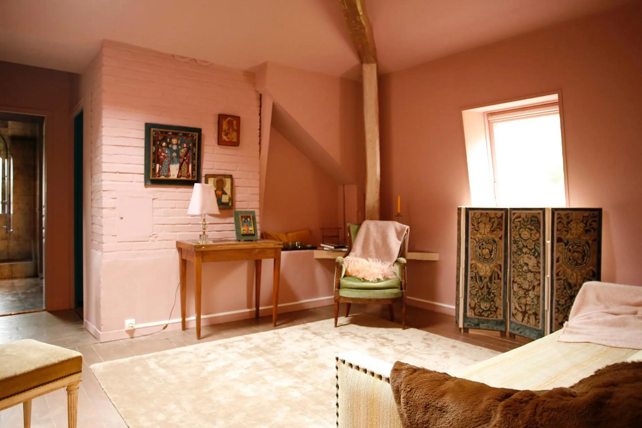 Living room, Bed in Maison d'hôtes Stella Cadente