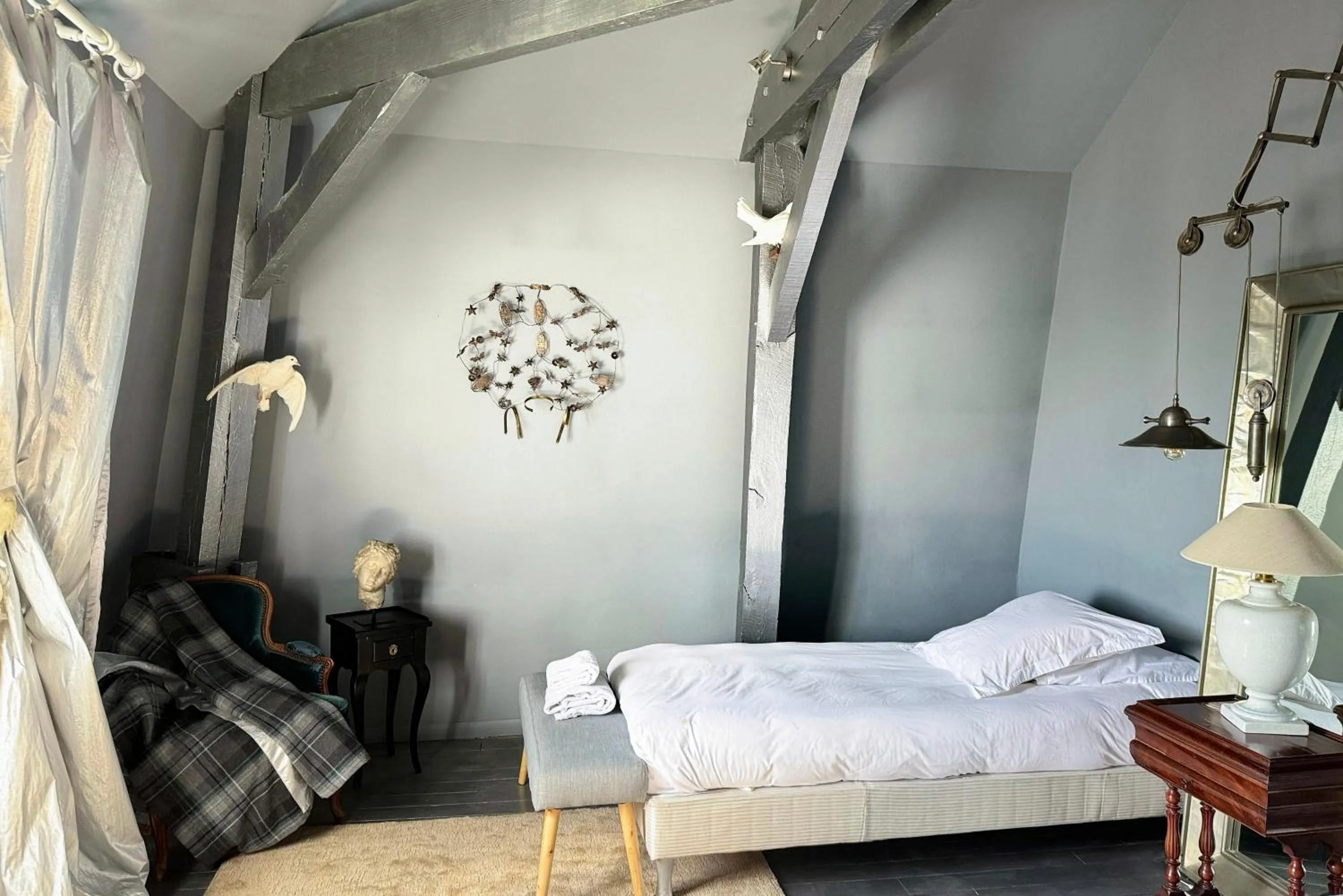 Bedroom, Bed in Maison d'hôtes Stella Cadente