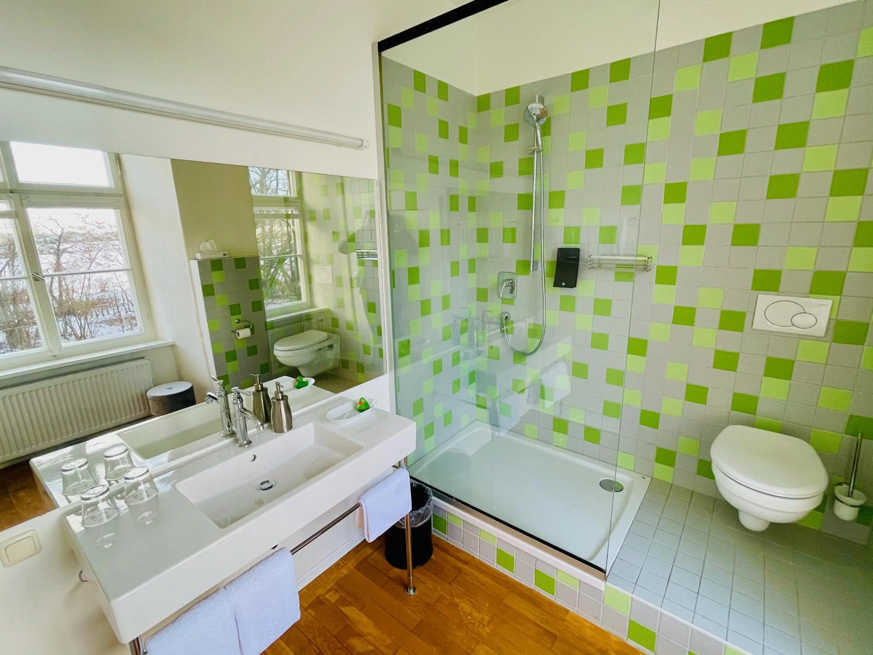 Bathroom in Schlossparkhotel Mariakirchen