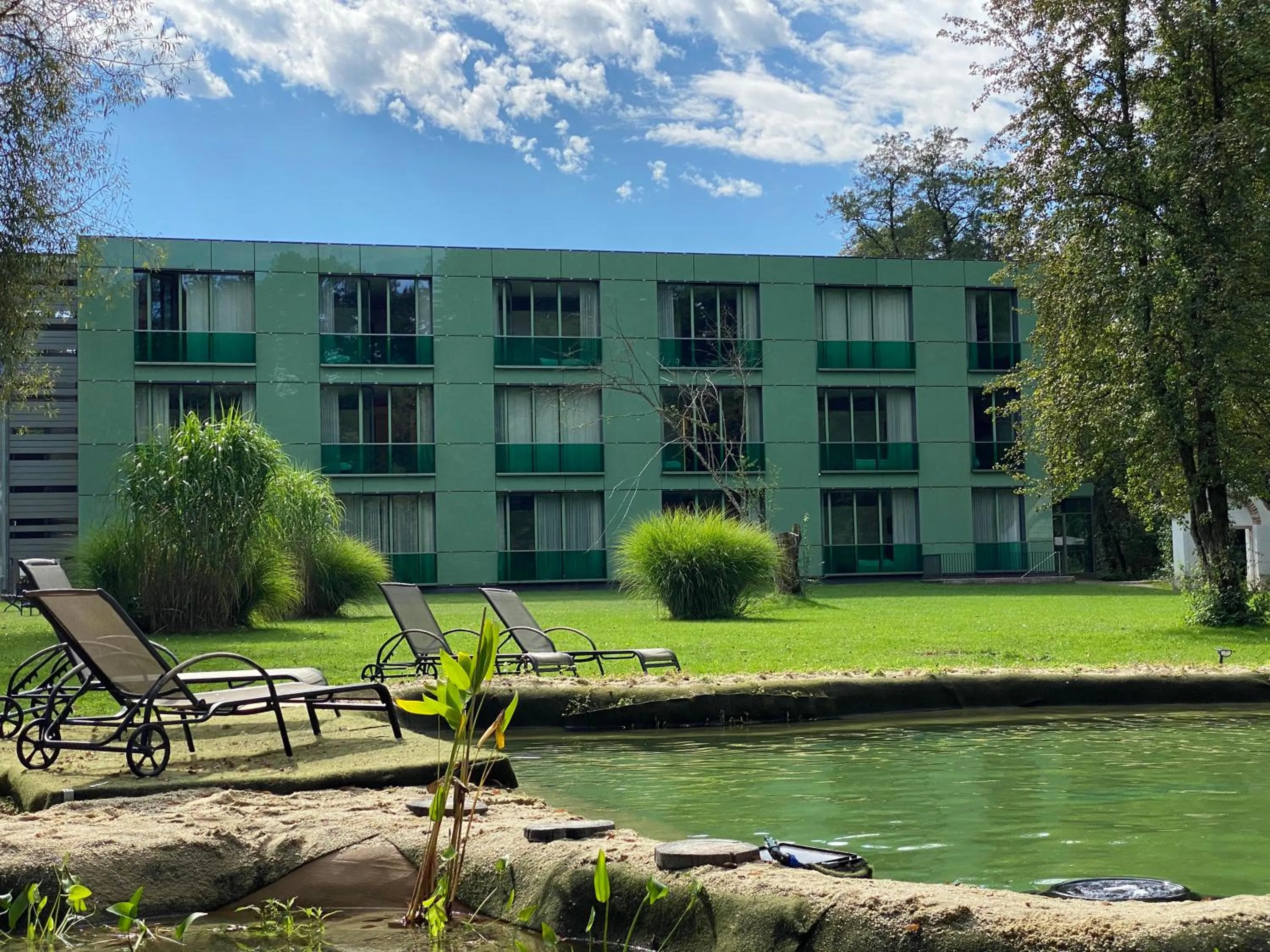 Property building in Schlossparkhotel Mariakirchen