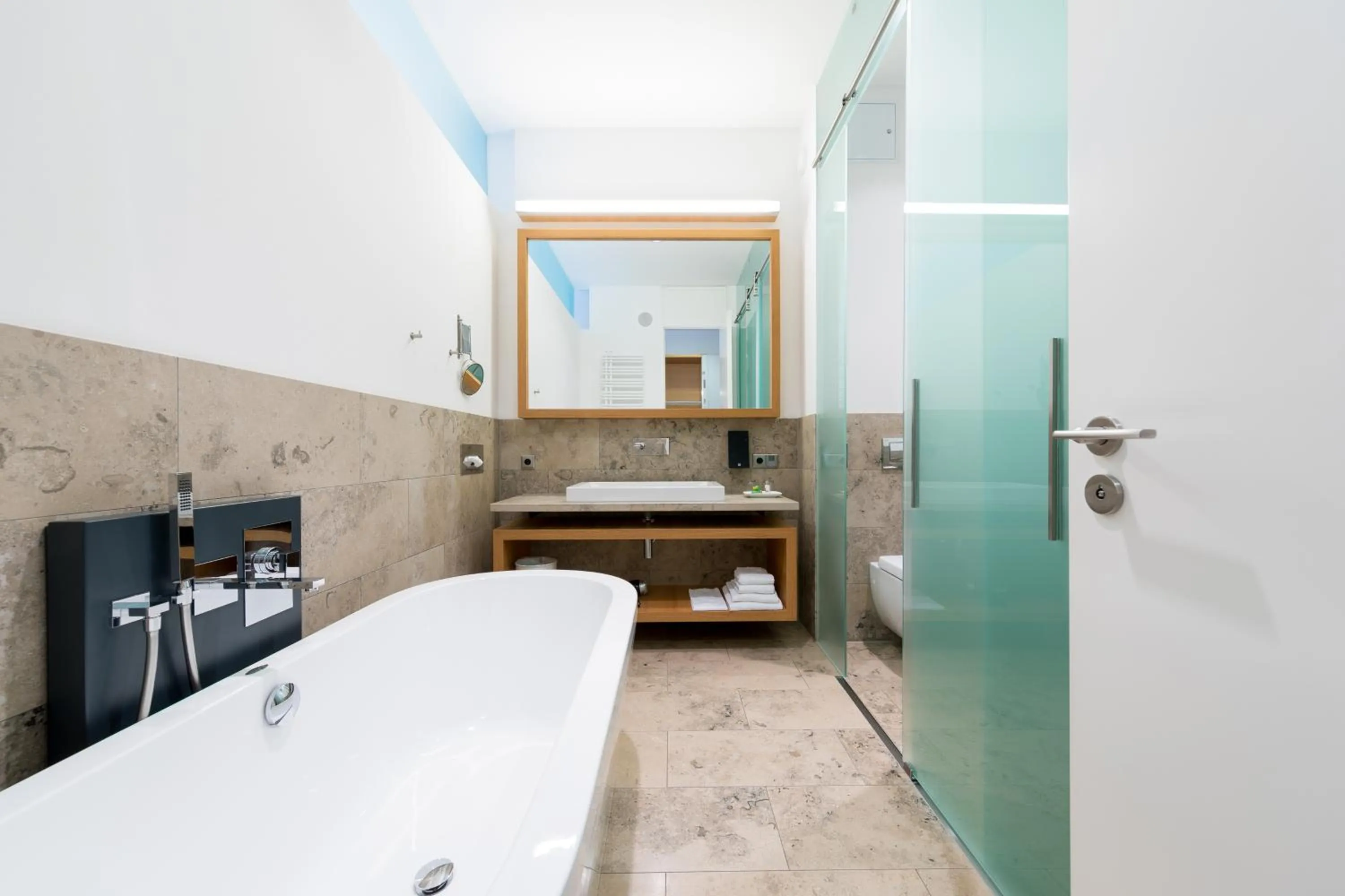 Bathroom in Schlossparkhotel Mariakirchen