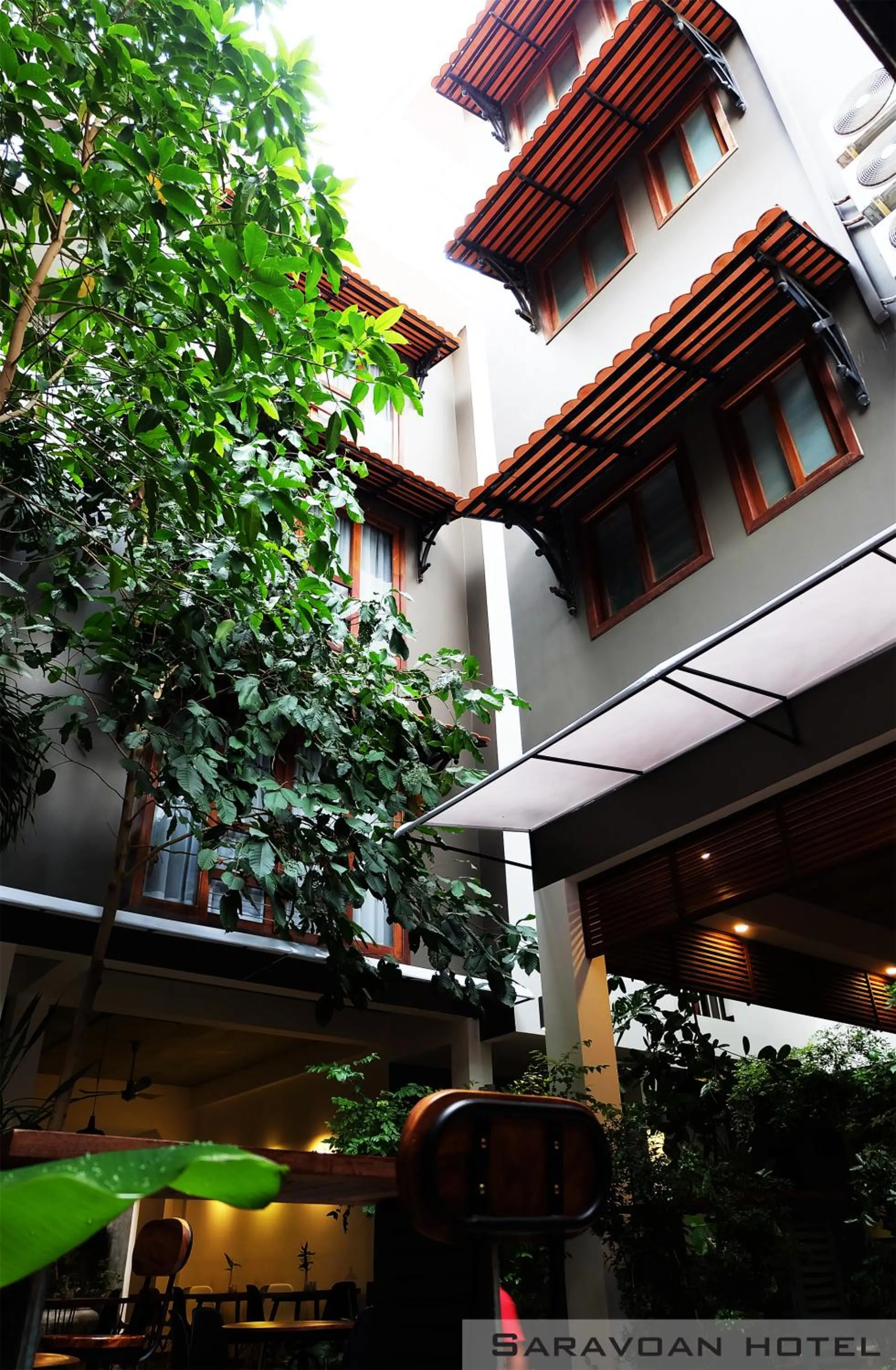 Bird's eye view in Saravoan Royal Palace