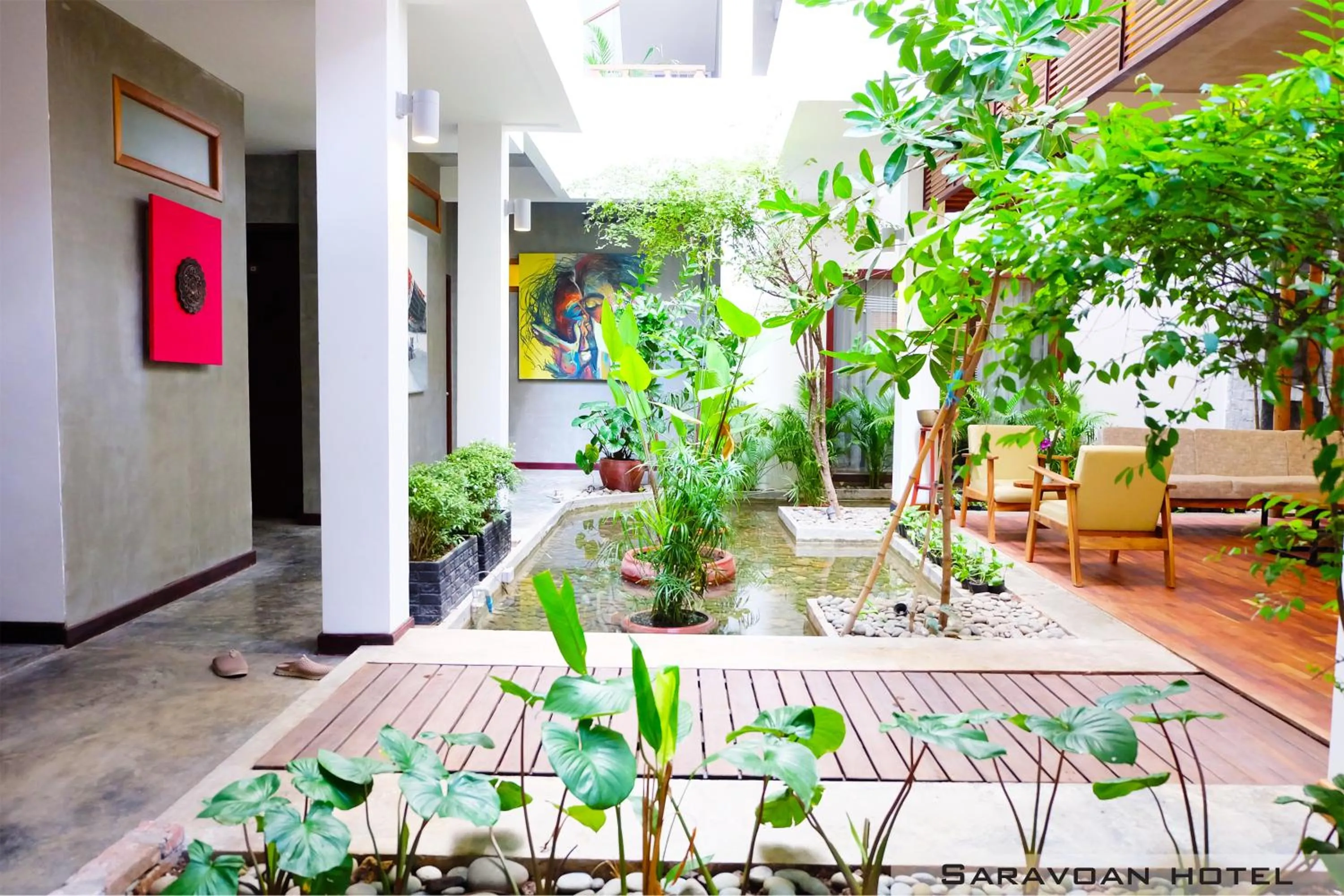 Garden in Saravoan Royal Palace