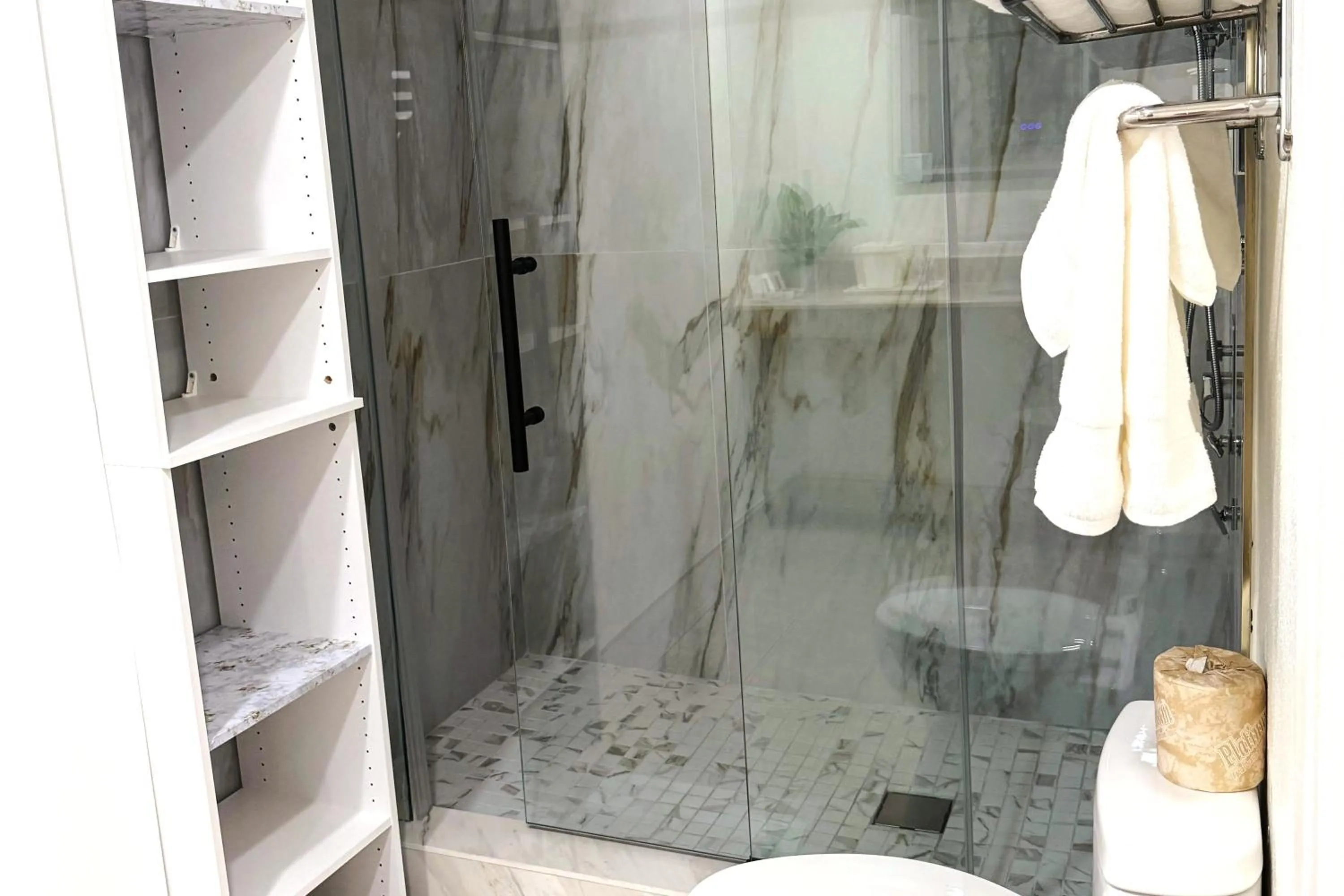 Shower in Ramada by Wyndham Los Angeles/Wilshire Center