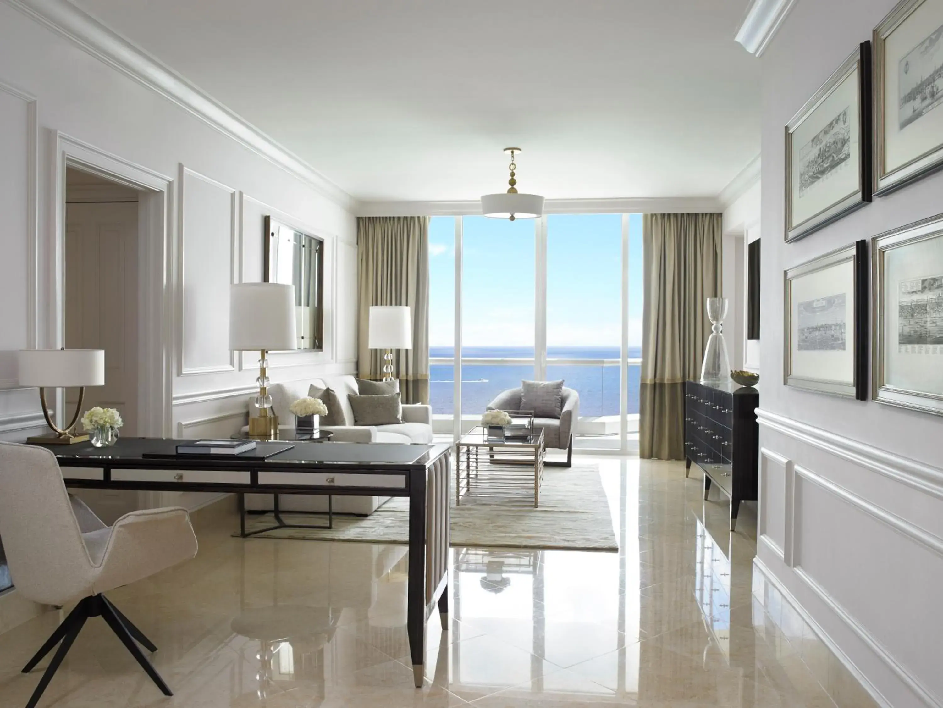 Deluxe Two-Bedroom King Suite - Oceanfront - No Resort Fee in Acqualina Resort and Residences Deluxe Two-Bedroom King Suite - Oceanfront - No Resort Fee in Acqualina Resort and Residences