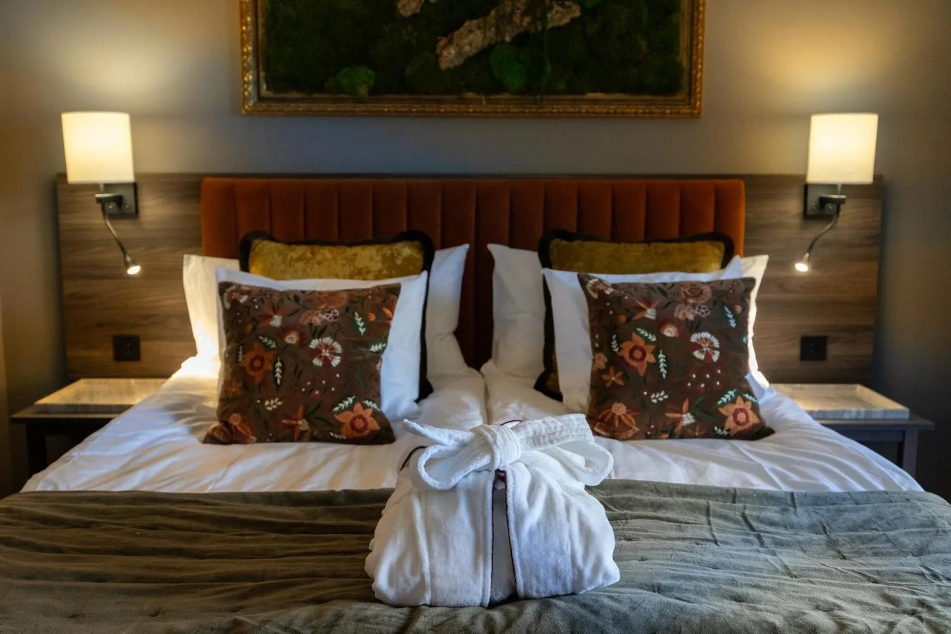 Bed in Villa Foresta