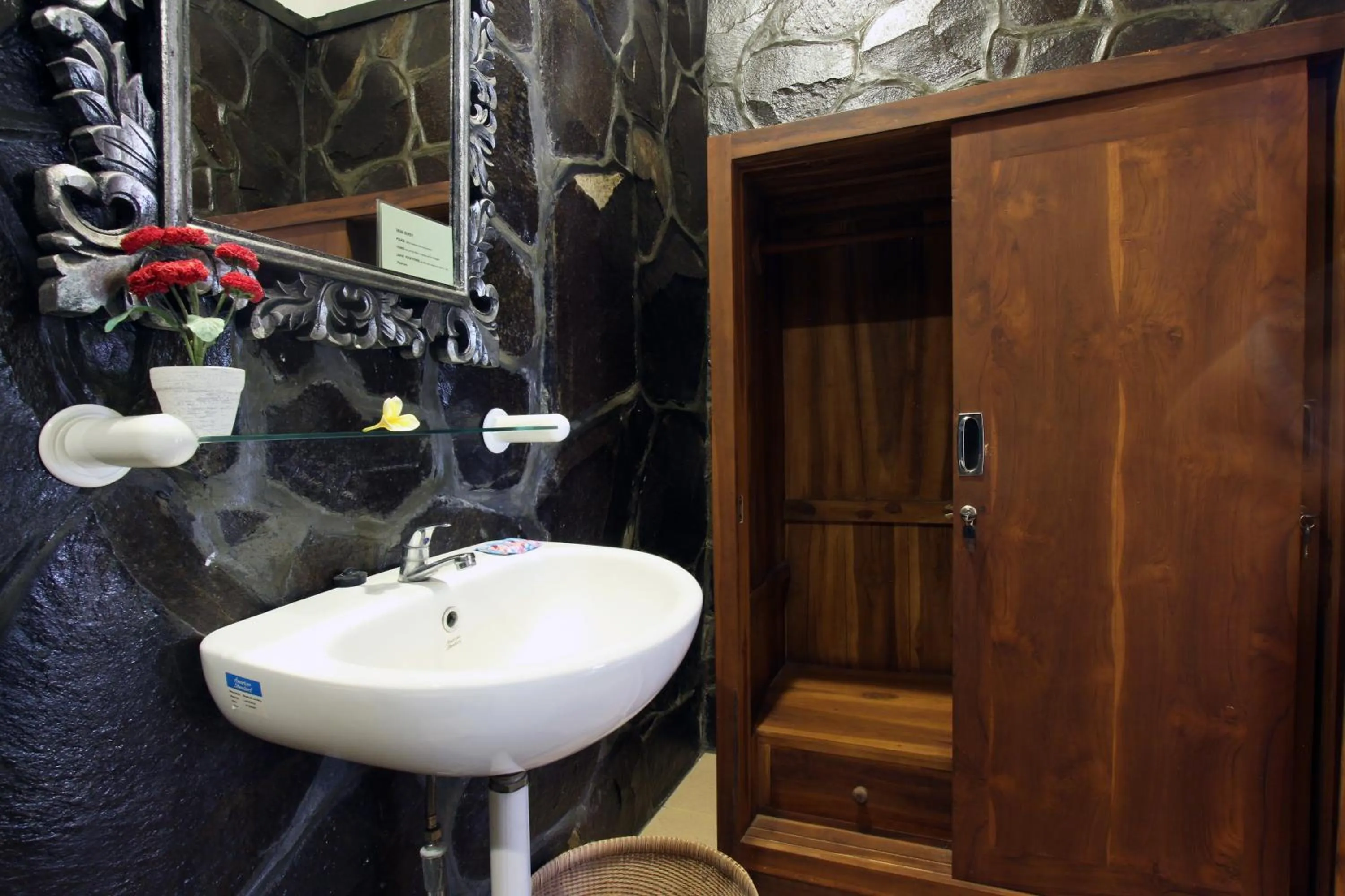 Bathroom in Nara Ubud Cottage by Mahaputra