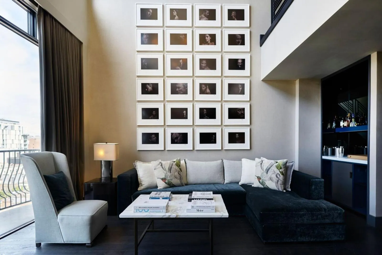 Living room in Sixty Soho