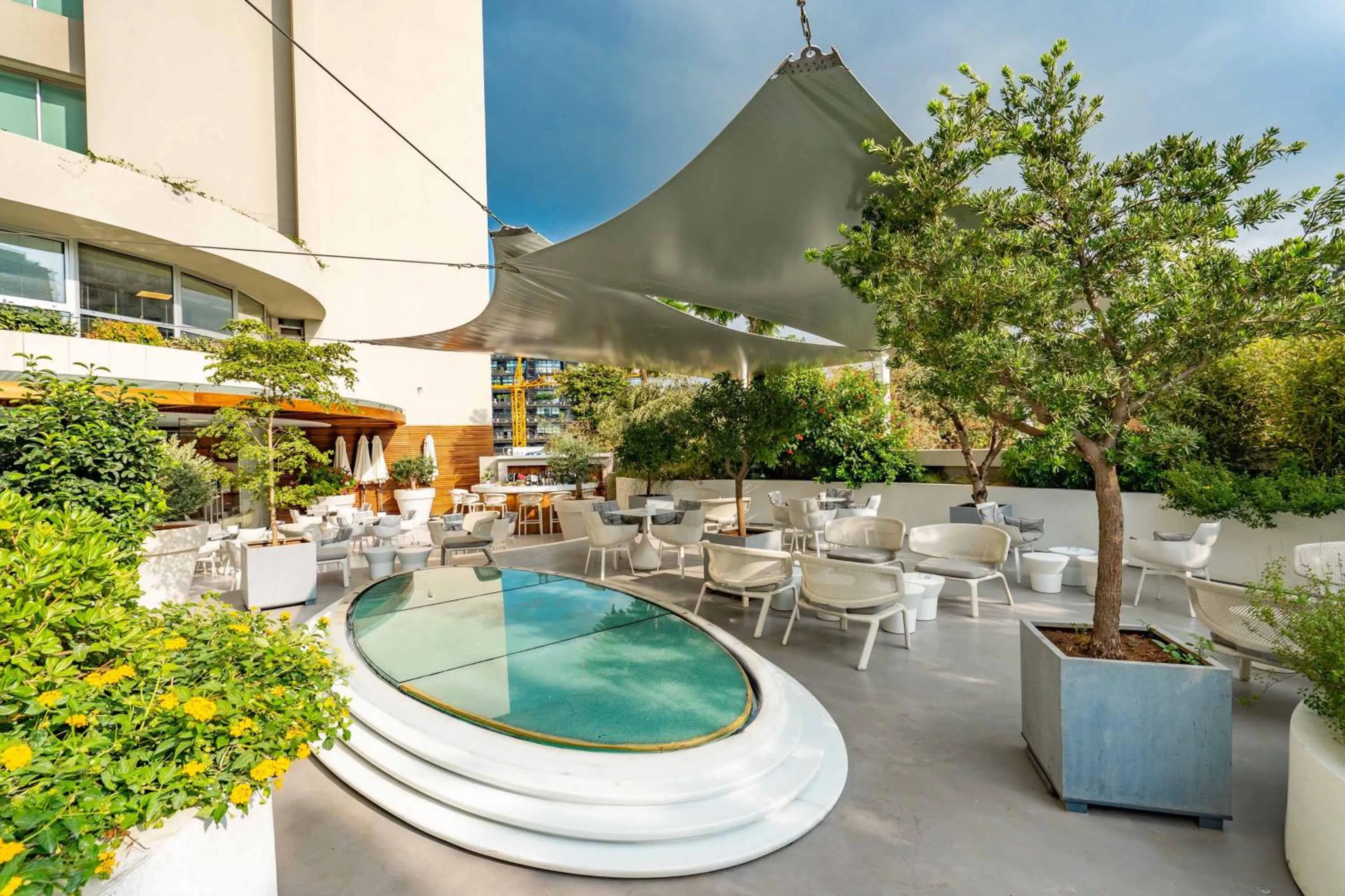 Balcony/Terrace in The Key Beirut