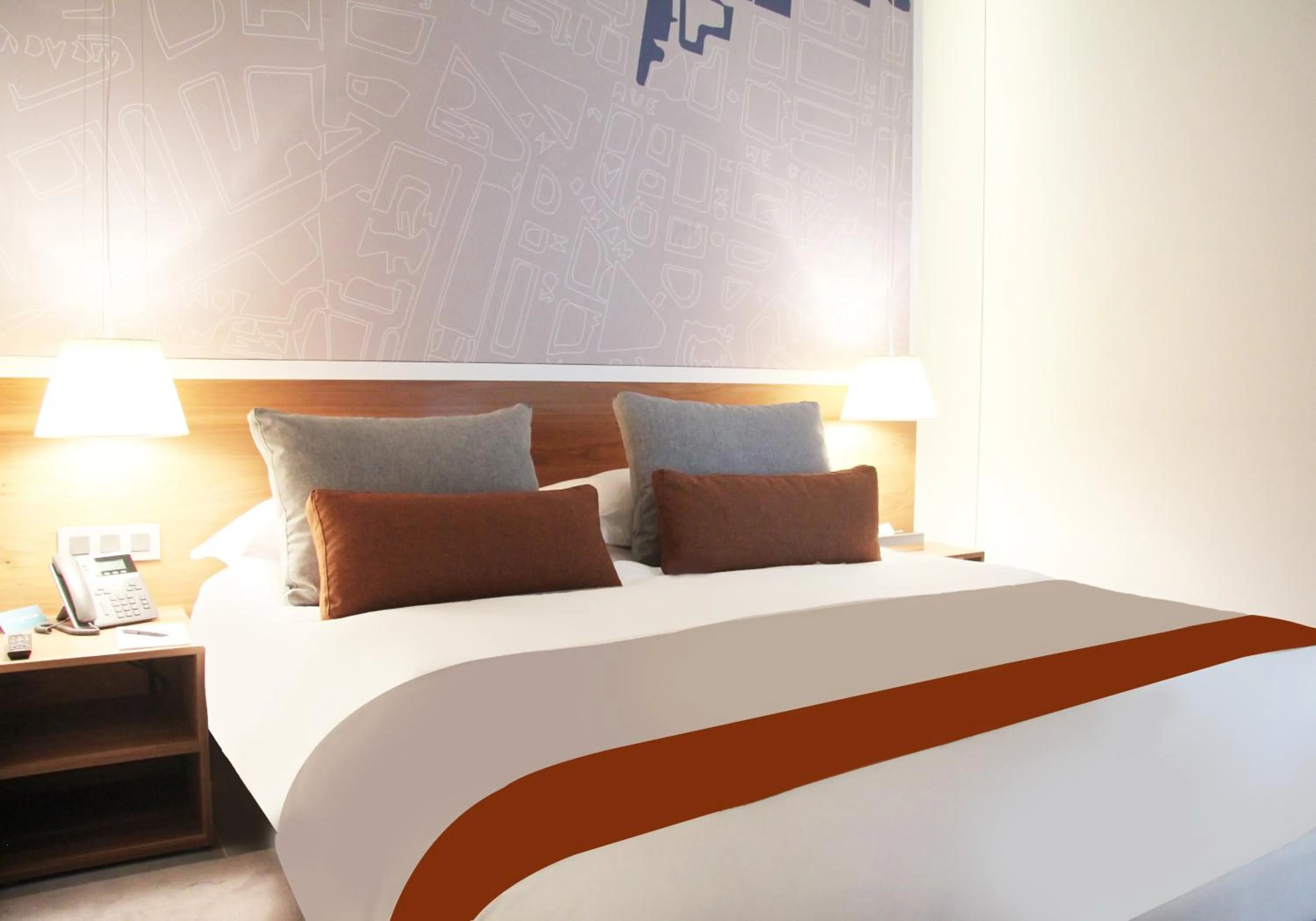 Bed in The Key Beirut