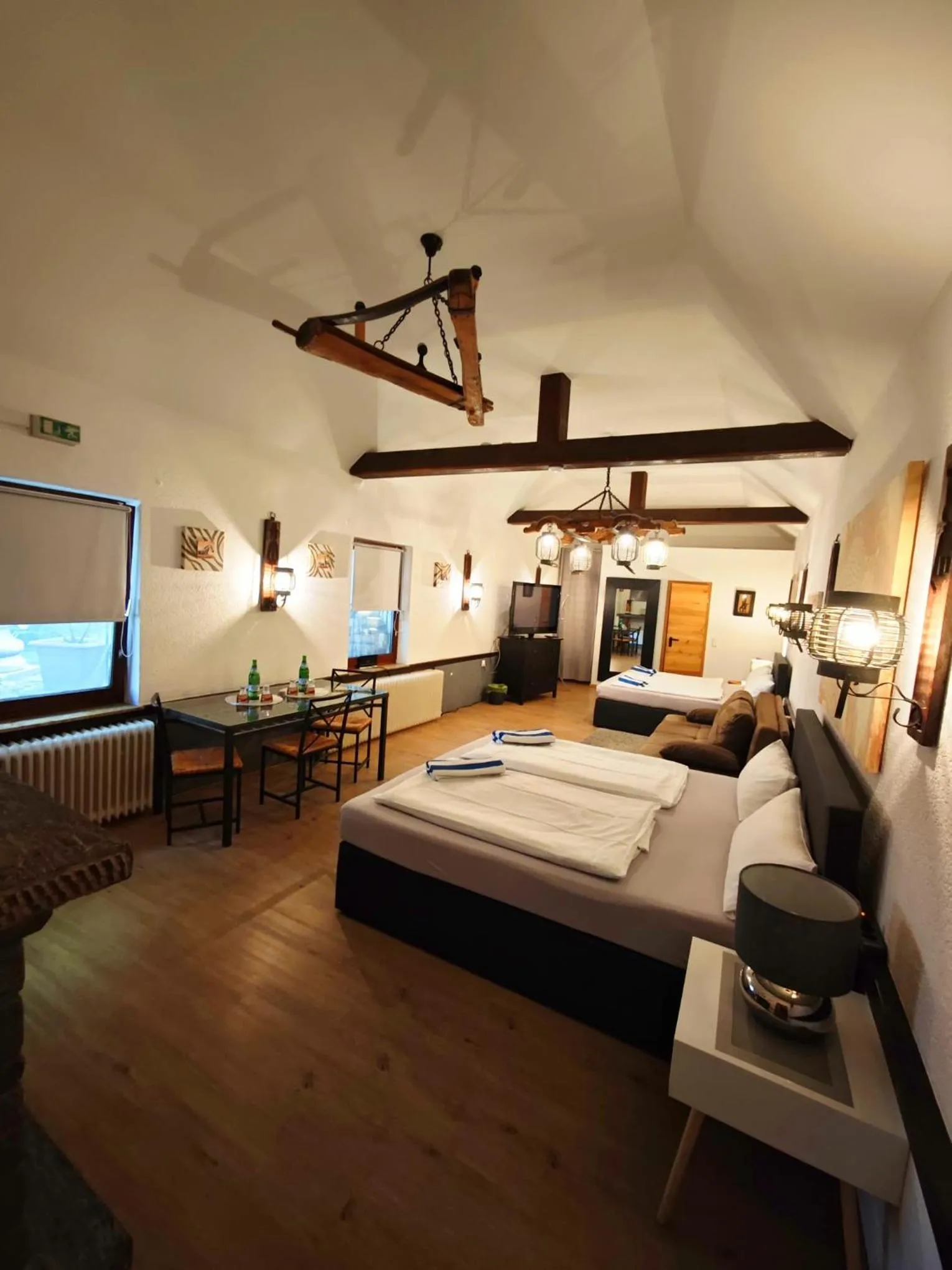 Bed in Pension Riverside in Leverkusen Hitdorf am Rhein - Zentral an der A1 und 59