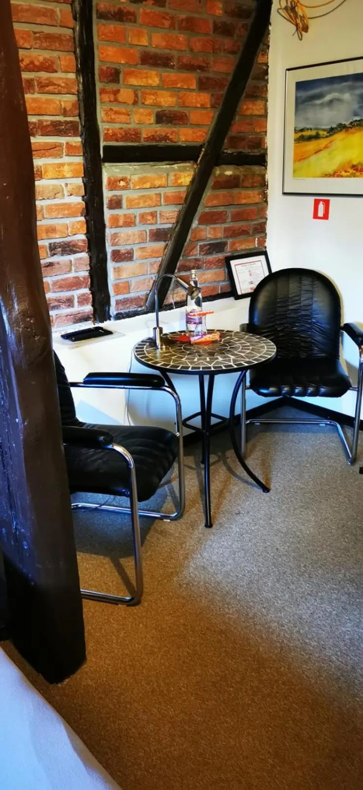 Seating area in Pension Riverside in Leverkusen Hitdorf am Rhein - Zentral an der A1 und 59