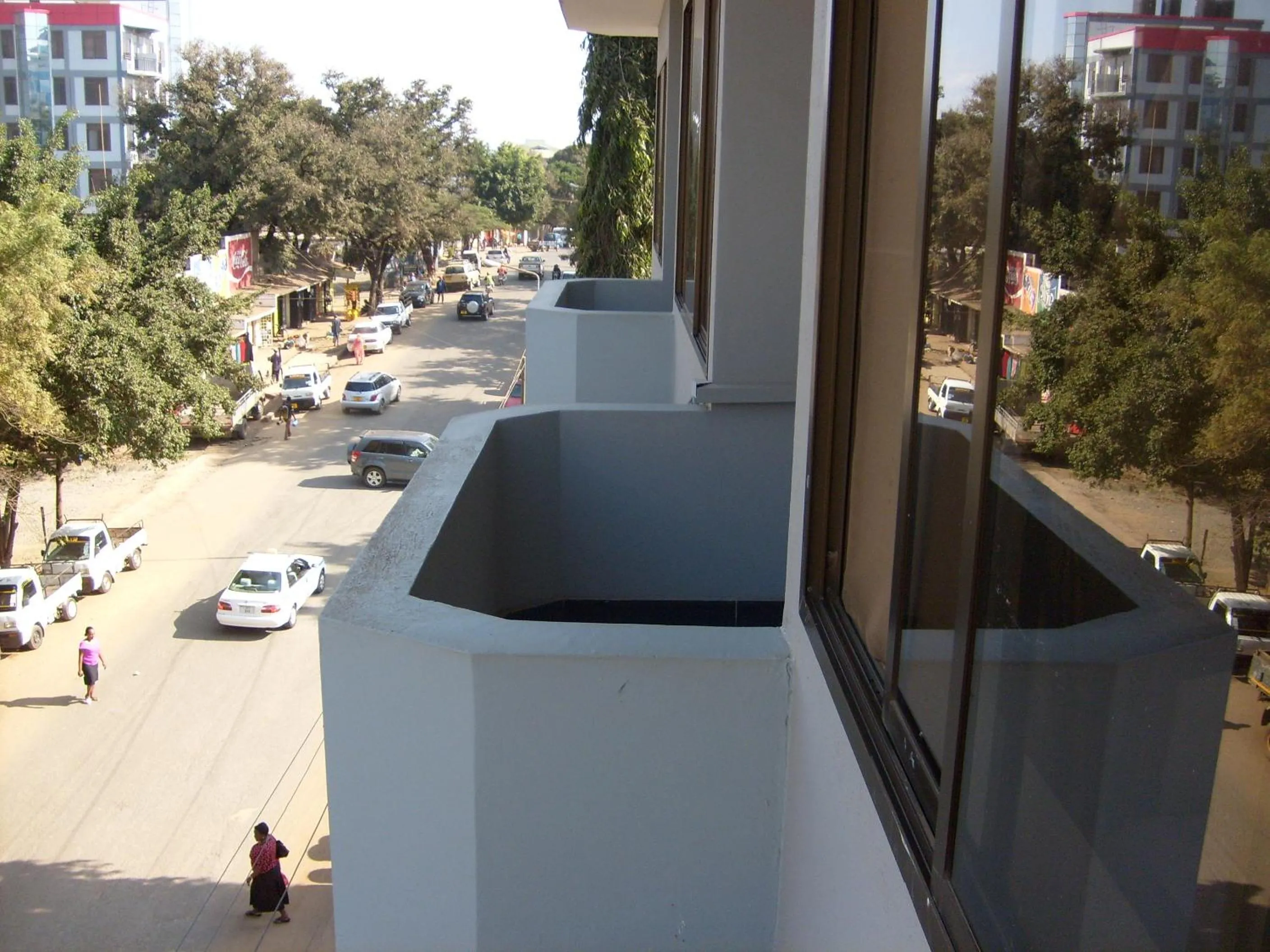 Balcony/Terrace in Panama Inn Moshi