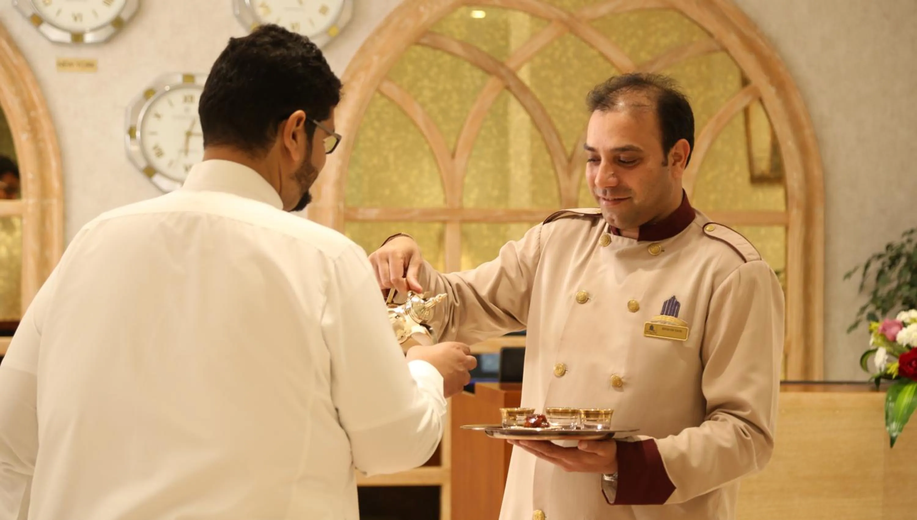 Guests in Dammam Palace Hotel