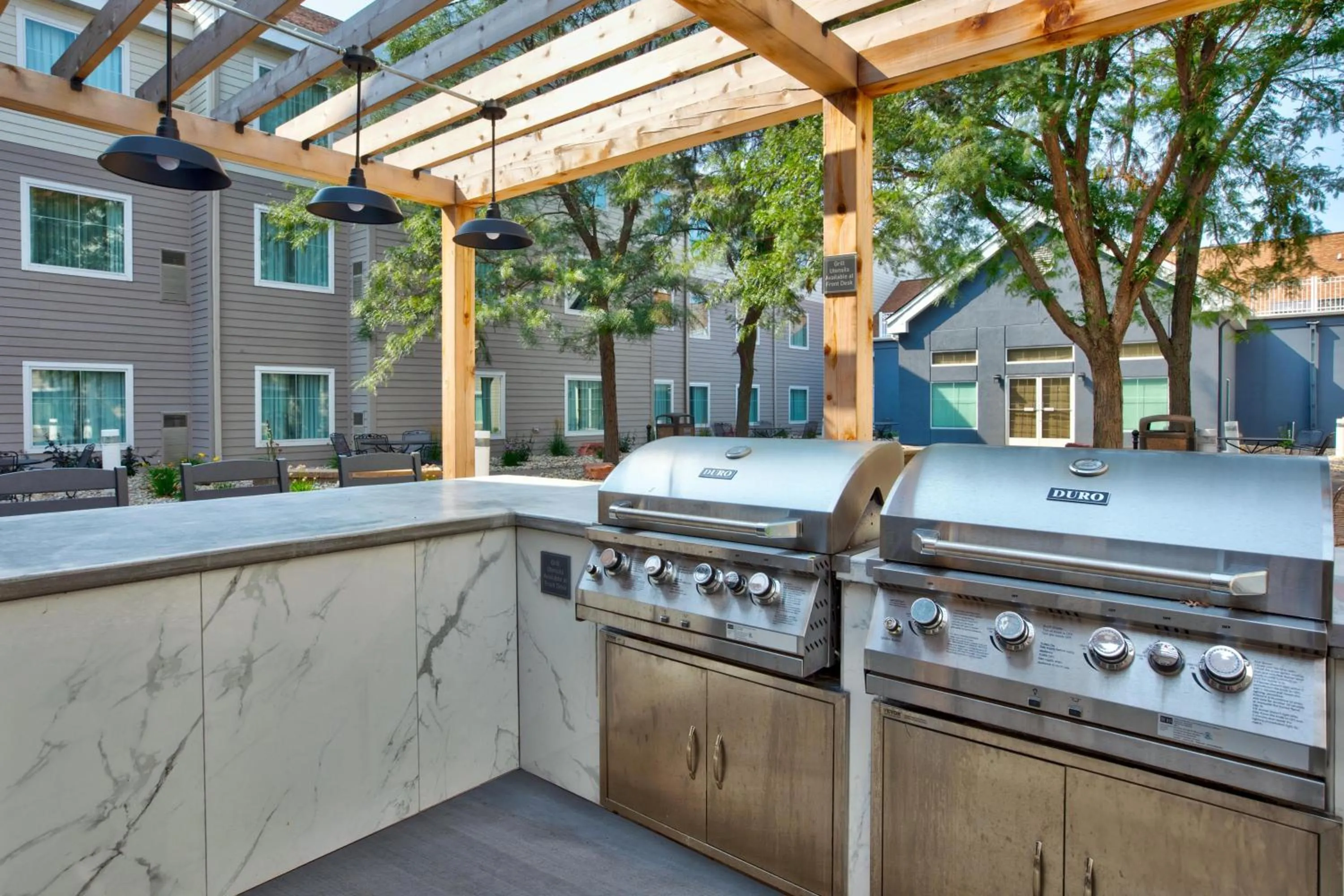 Patio in Homewood Suites by Hilton Sioux Falls