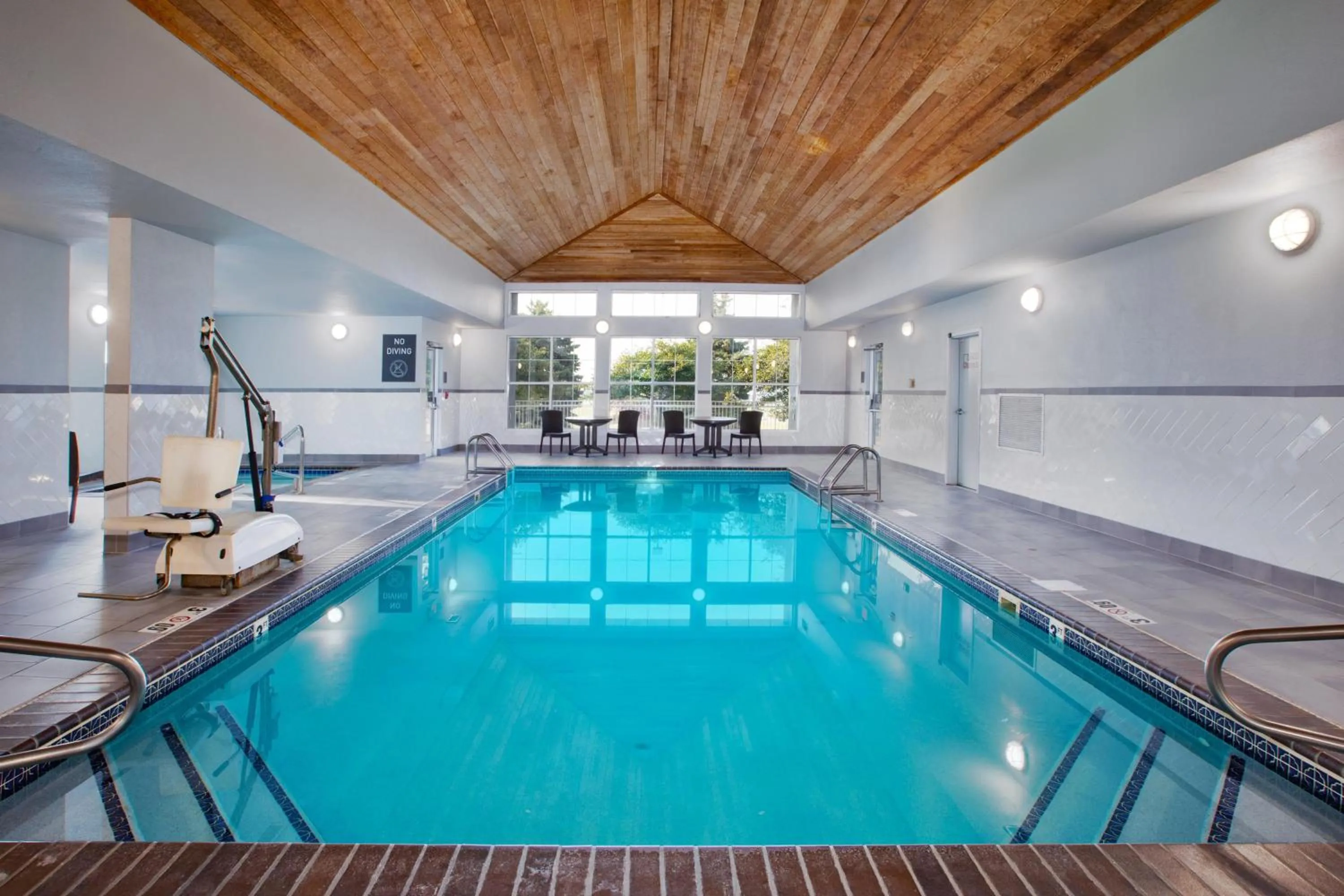 Pool view in Homewood Suites by Hilton Sioux Falls