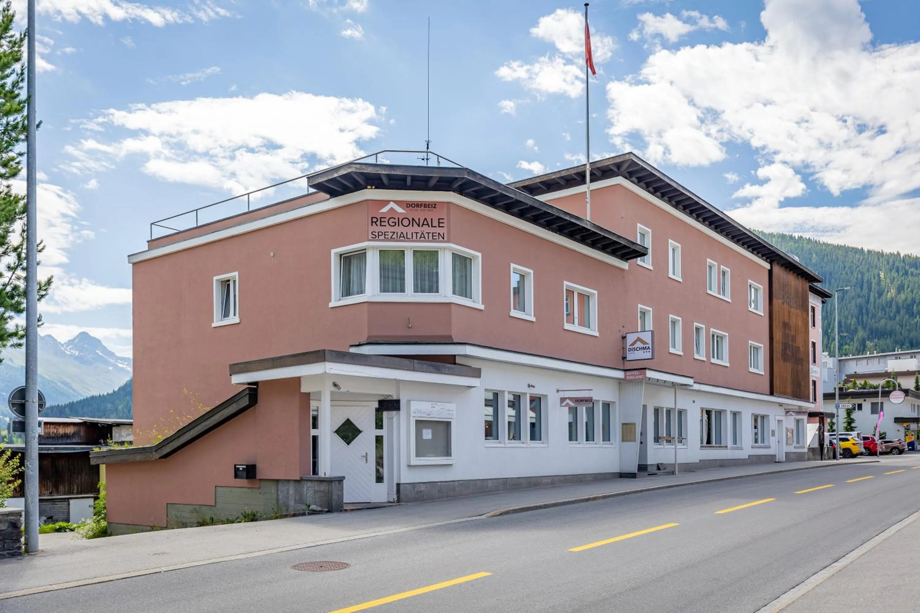 Property building in Hotel Dischma