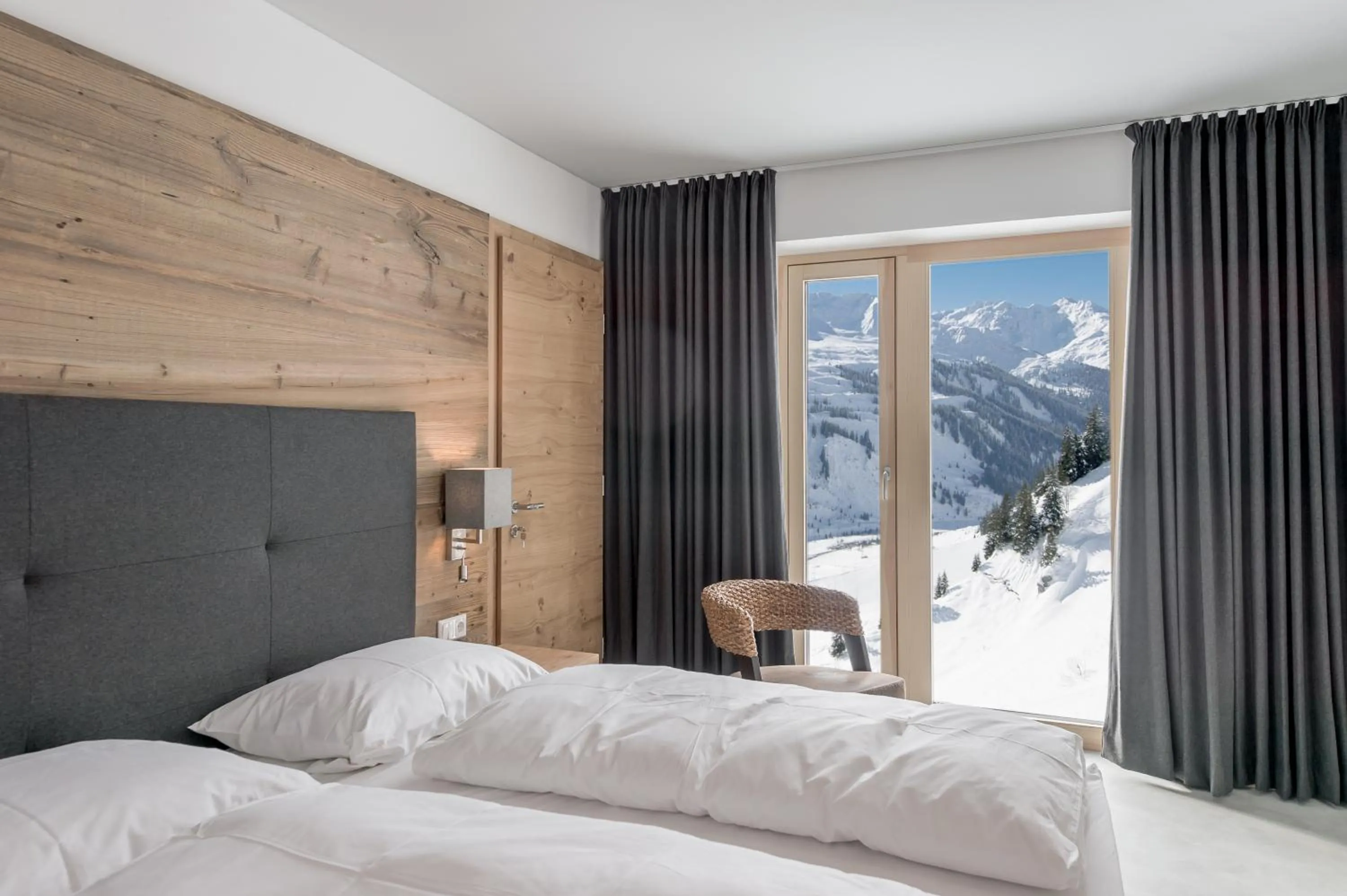 Bedroom, Bed in Mondschein Hotel & Chalet