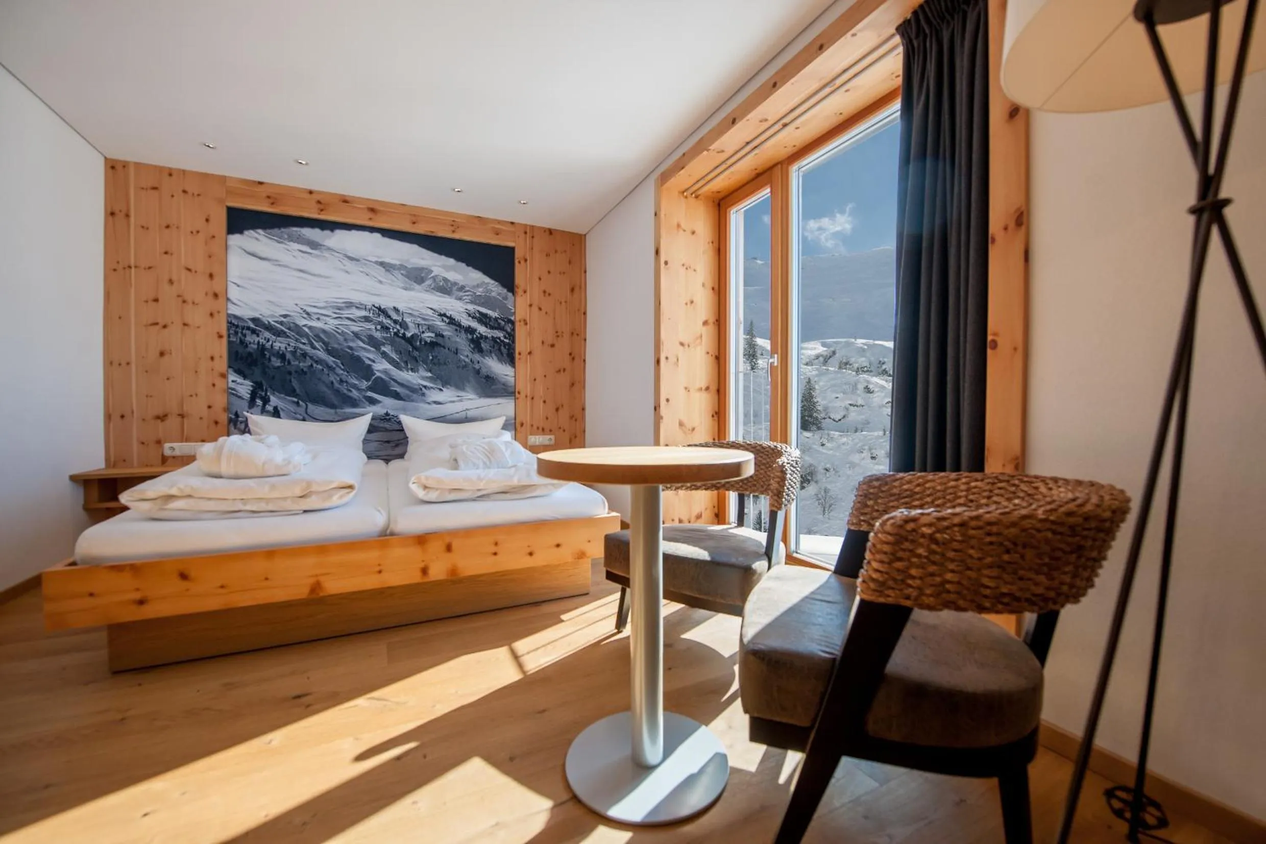Photo of the whole room, Bed in Mondschein Hotel & Chalet