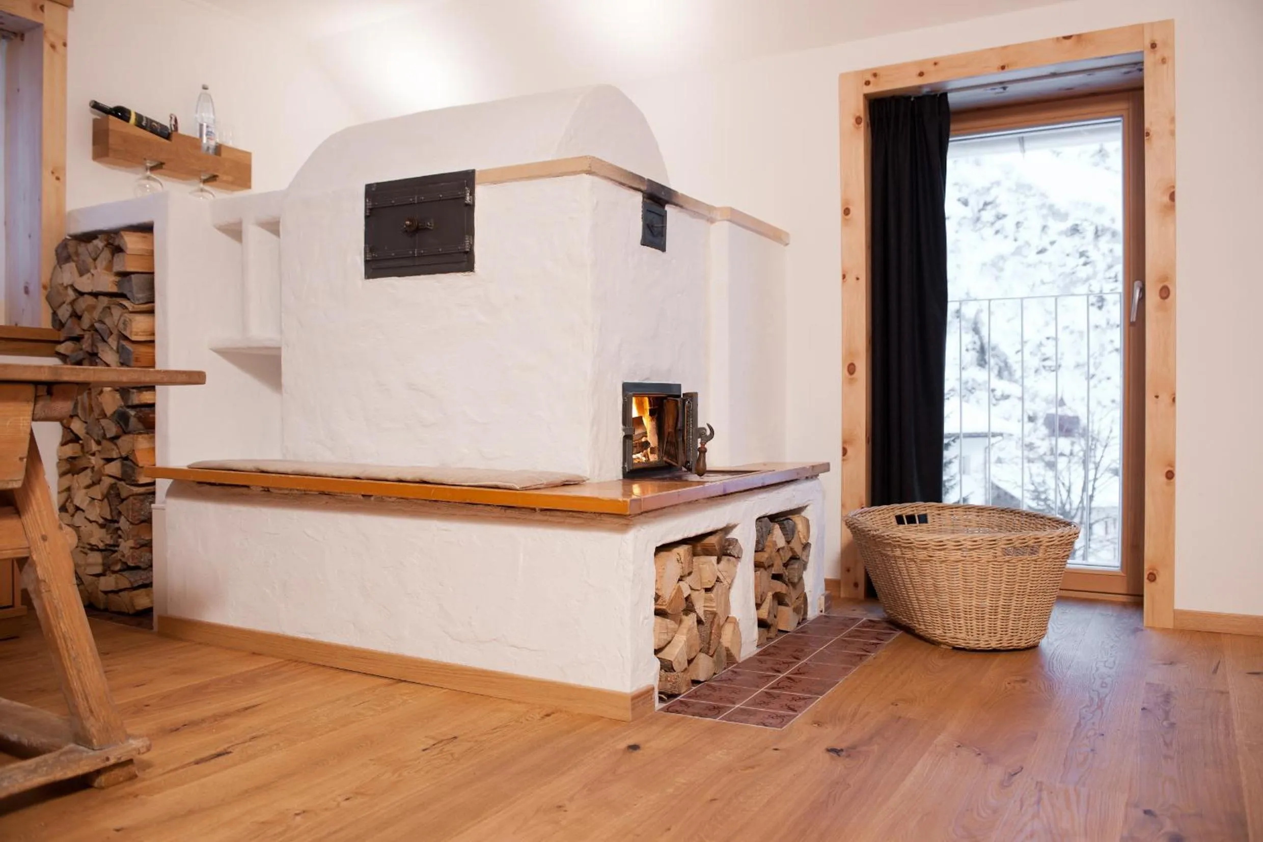 fireplace in Mondschein Hotel & Chalet