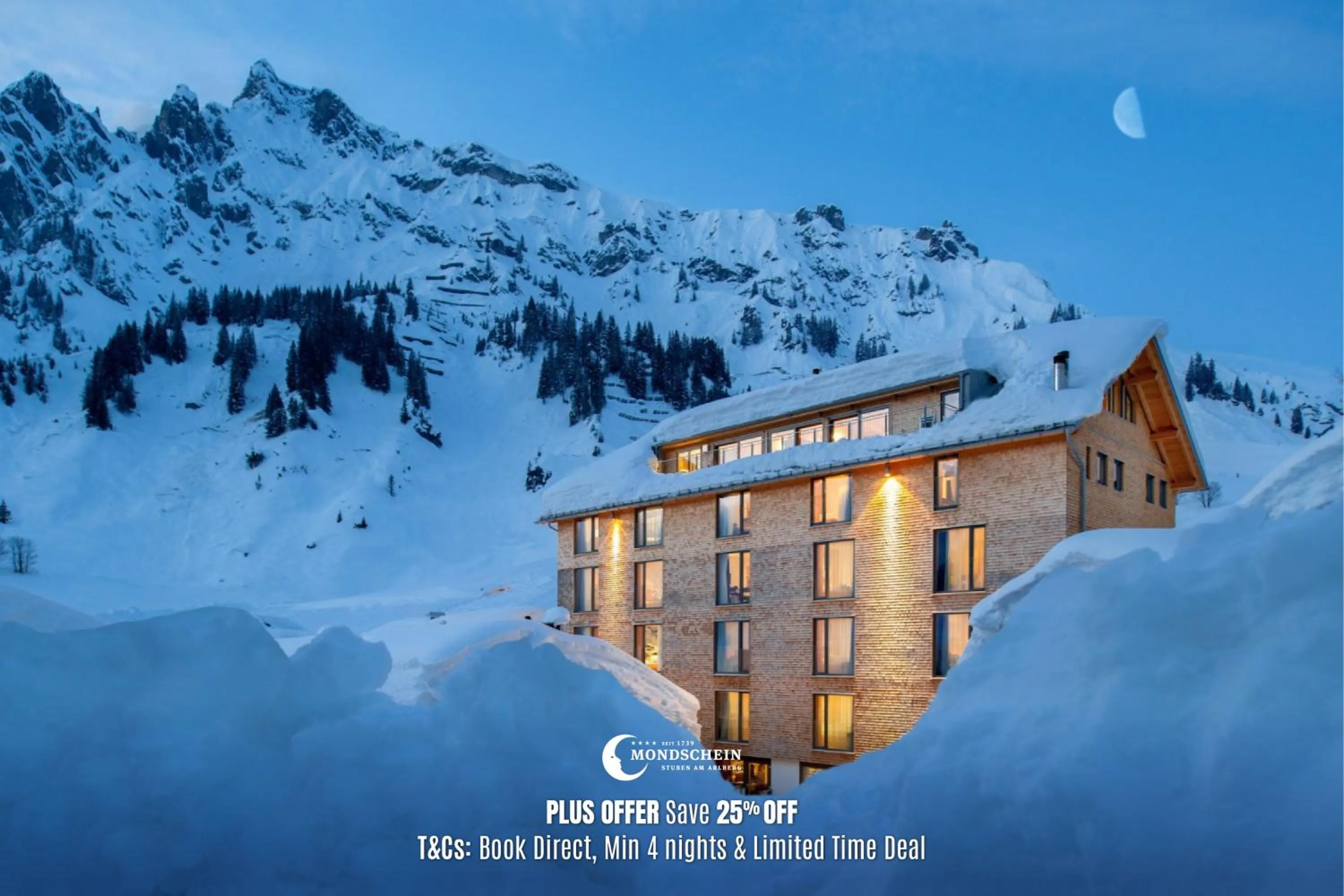 Property building in Mondschein Hotel & Chalet Ski-In Ski-Out Luxus am Arlberg
