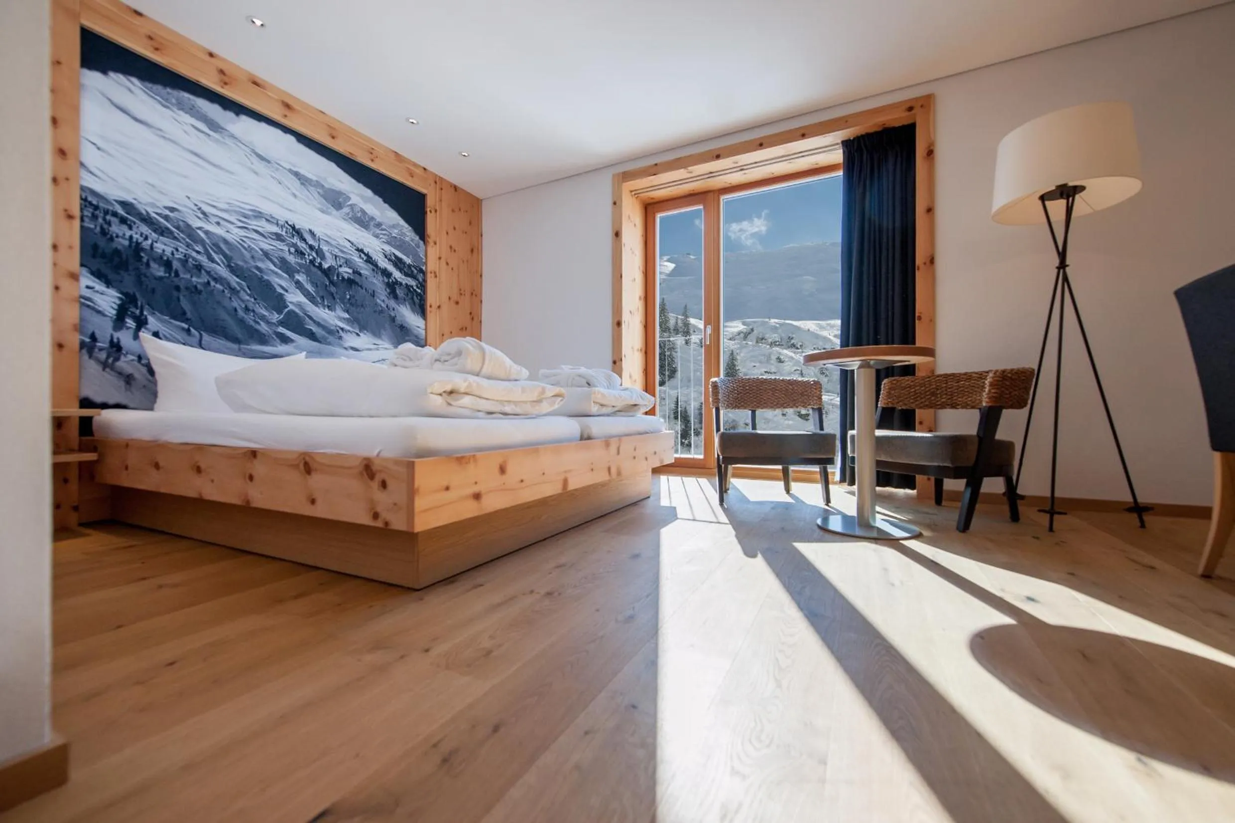 Photo of the whole room, Bed in Mondschein Hotel & Chalet
