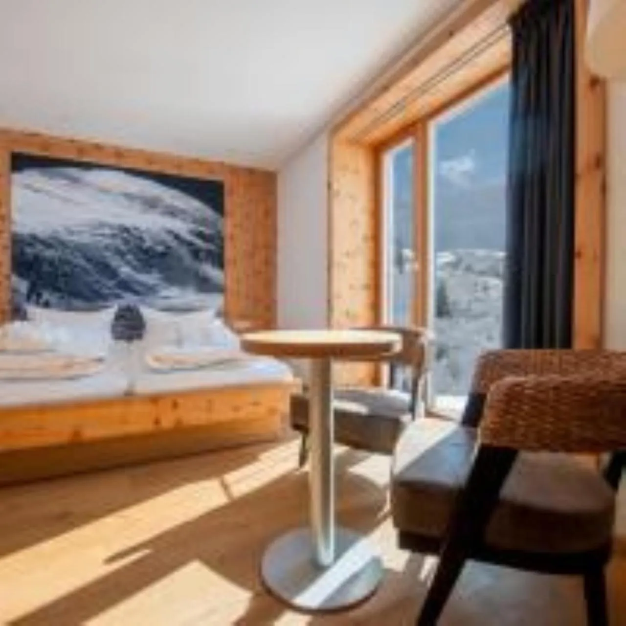 Bedroom, Bed in Mondschein Hotel & Chalet