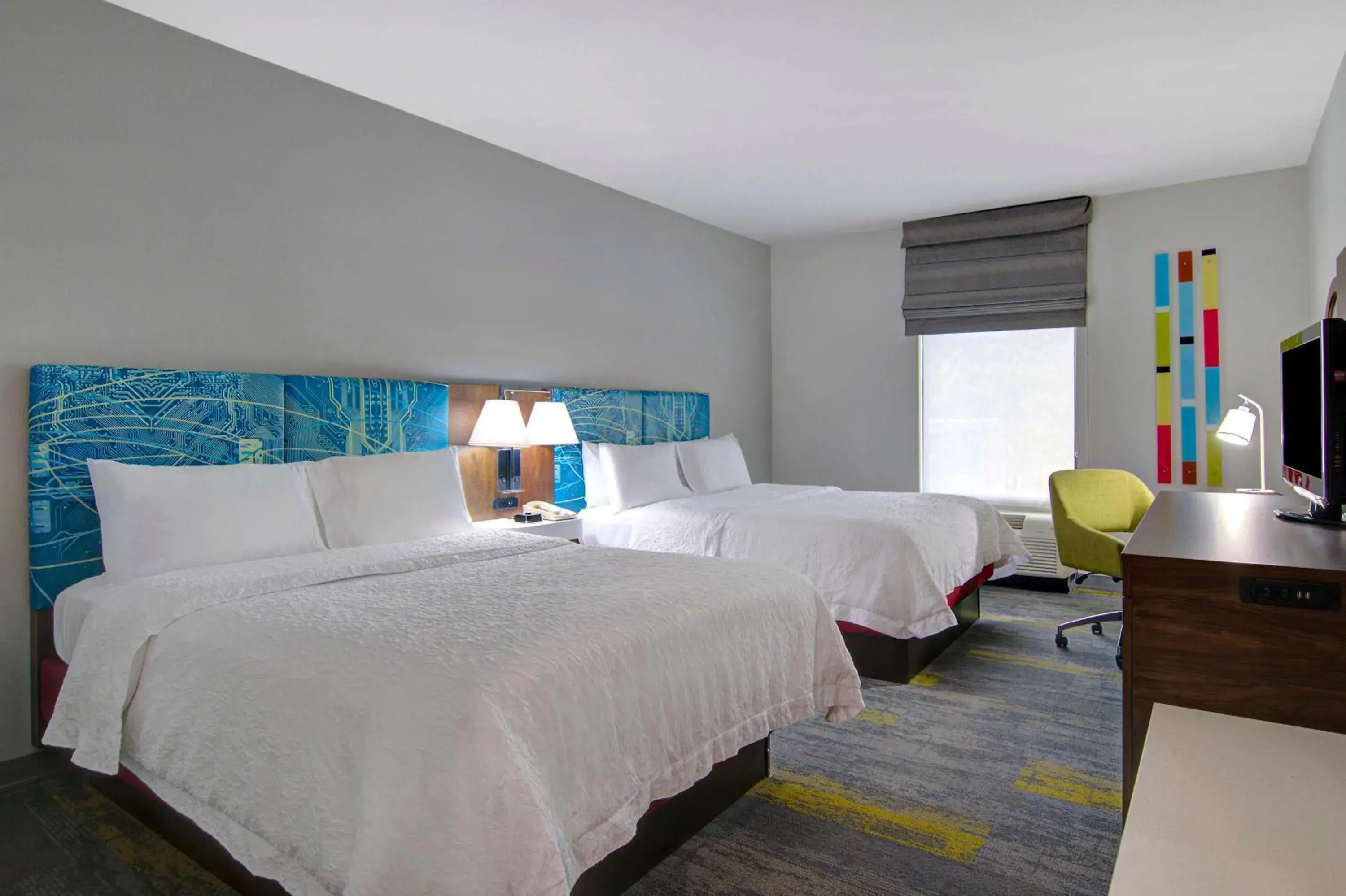 Room with Two Queen Beds - Non-Smoking in Hampton Inn Fayetteville Room with Two Queen Beds - Non-Smoking in Hampton Inn Fayetteville