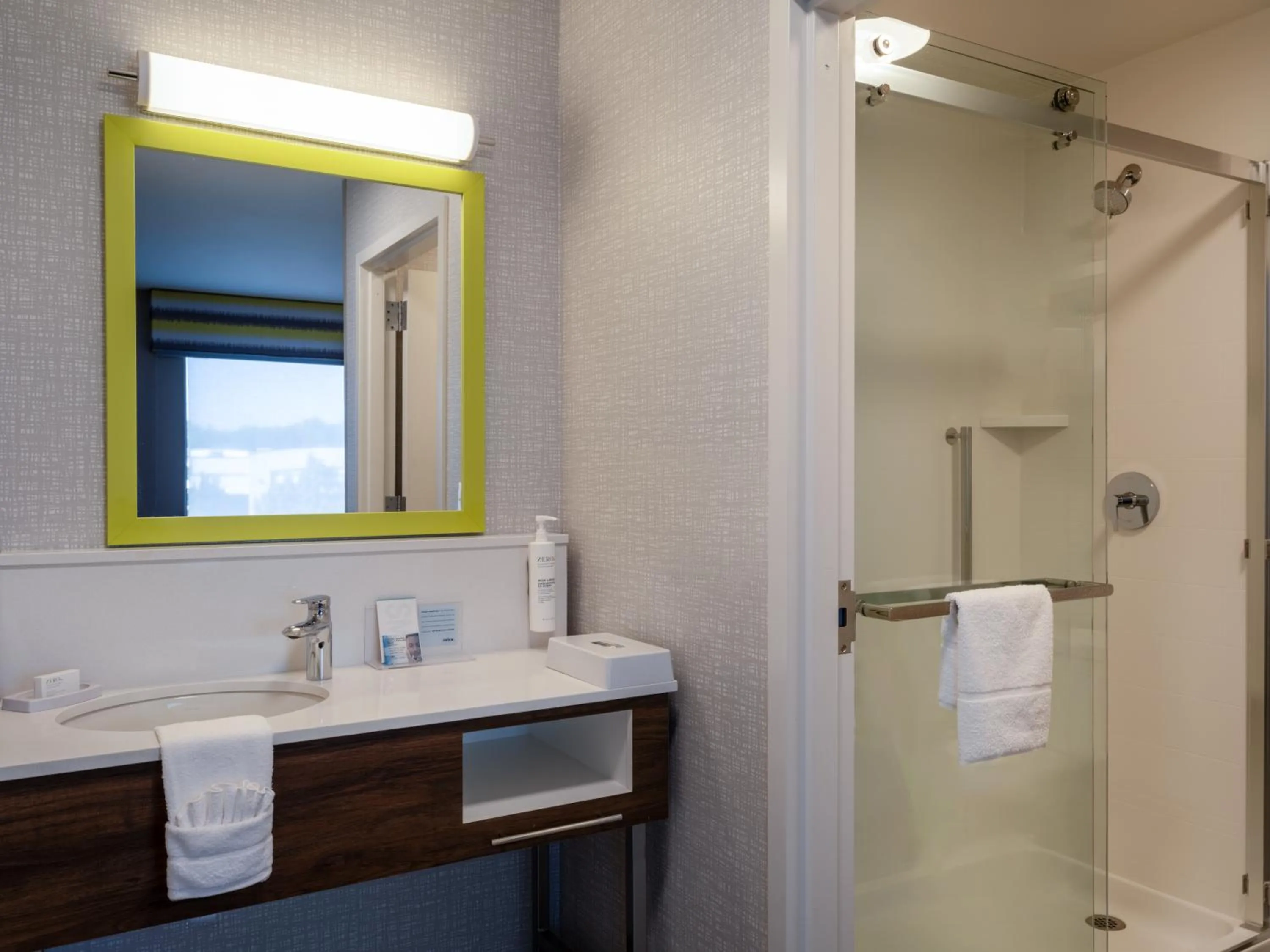 Shower in Hampton Inn & Suites Boise-Meridian