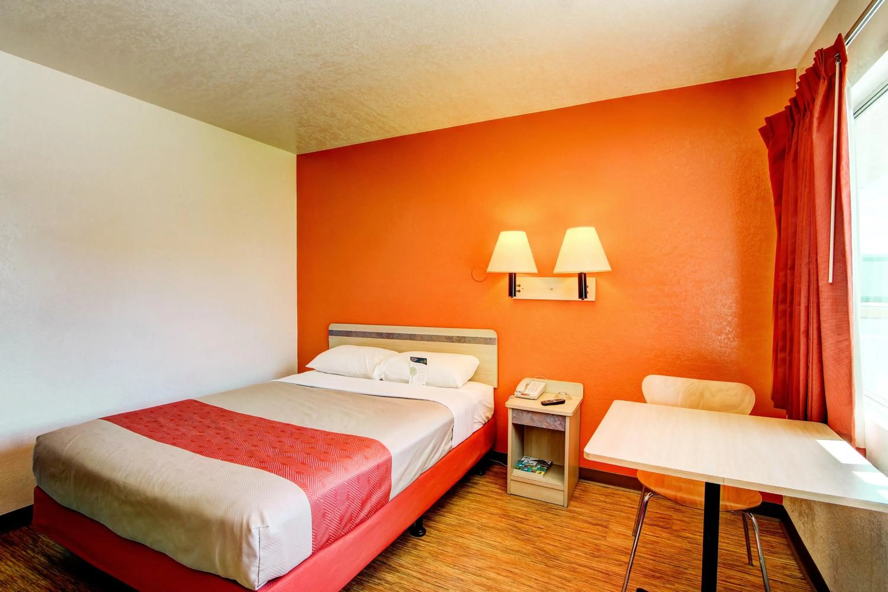 Bed in Motel 6-Denver, CO - Airport