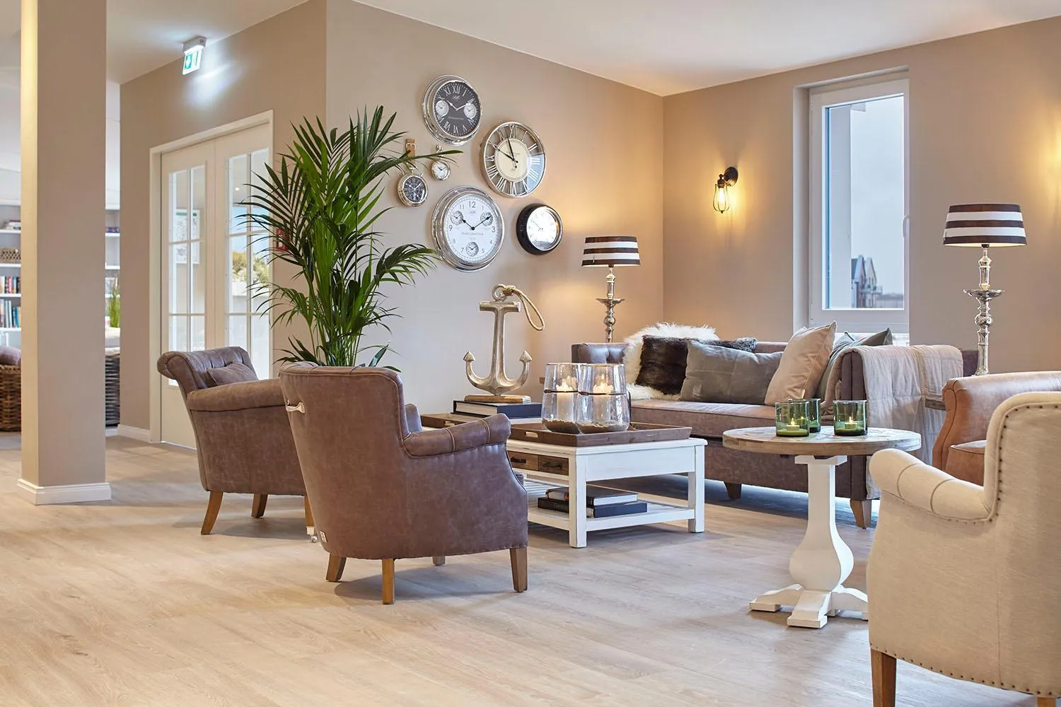 Lobby or reception in Beach Motel Heiligenhafen