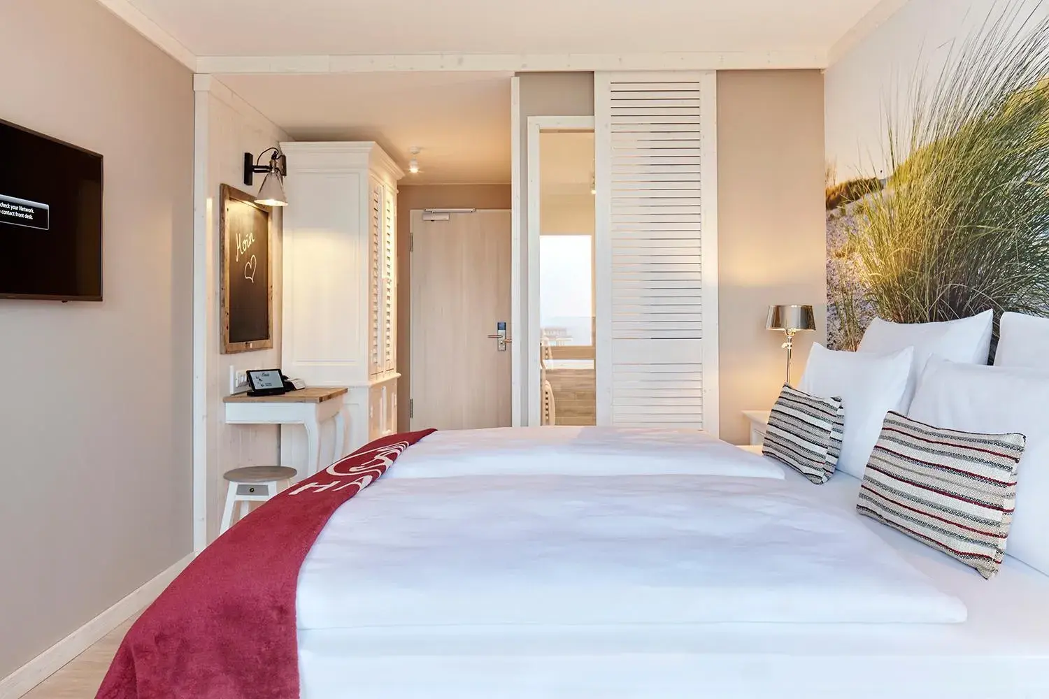 Double Room with Balcony in Beach Motel Heiligenhafen Double Room with Balcony in Beach Motel Heiligenhafen