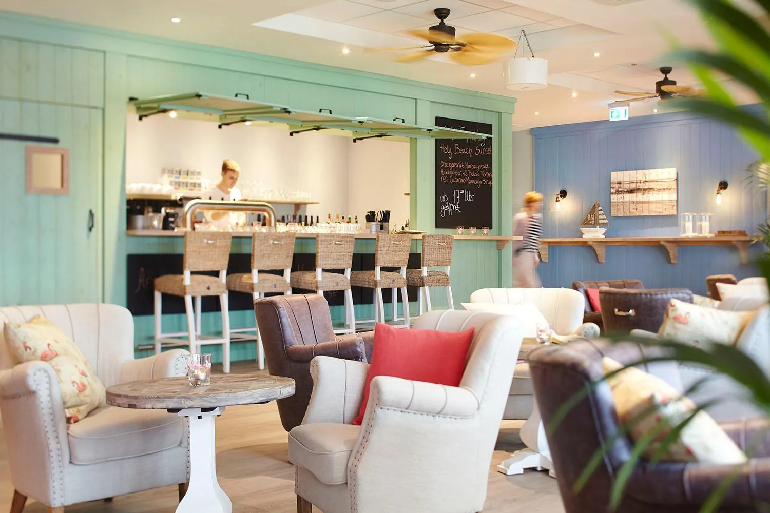 Lounge or bar in Beach Motel Heiligenhafen